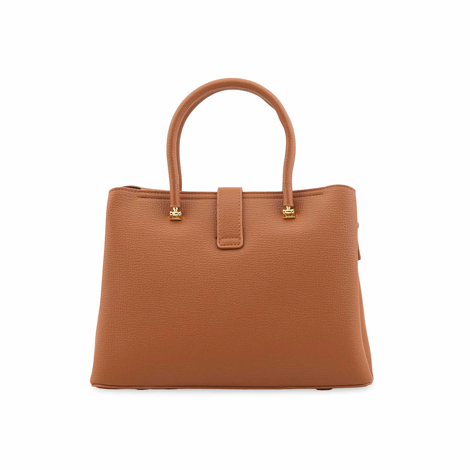 Mustard Formal Hand Bag For Ladies P36445 - Image 4