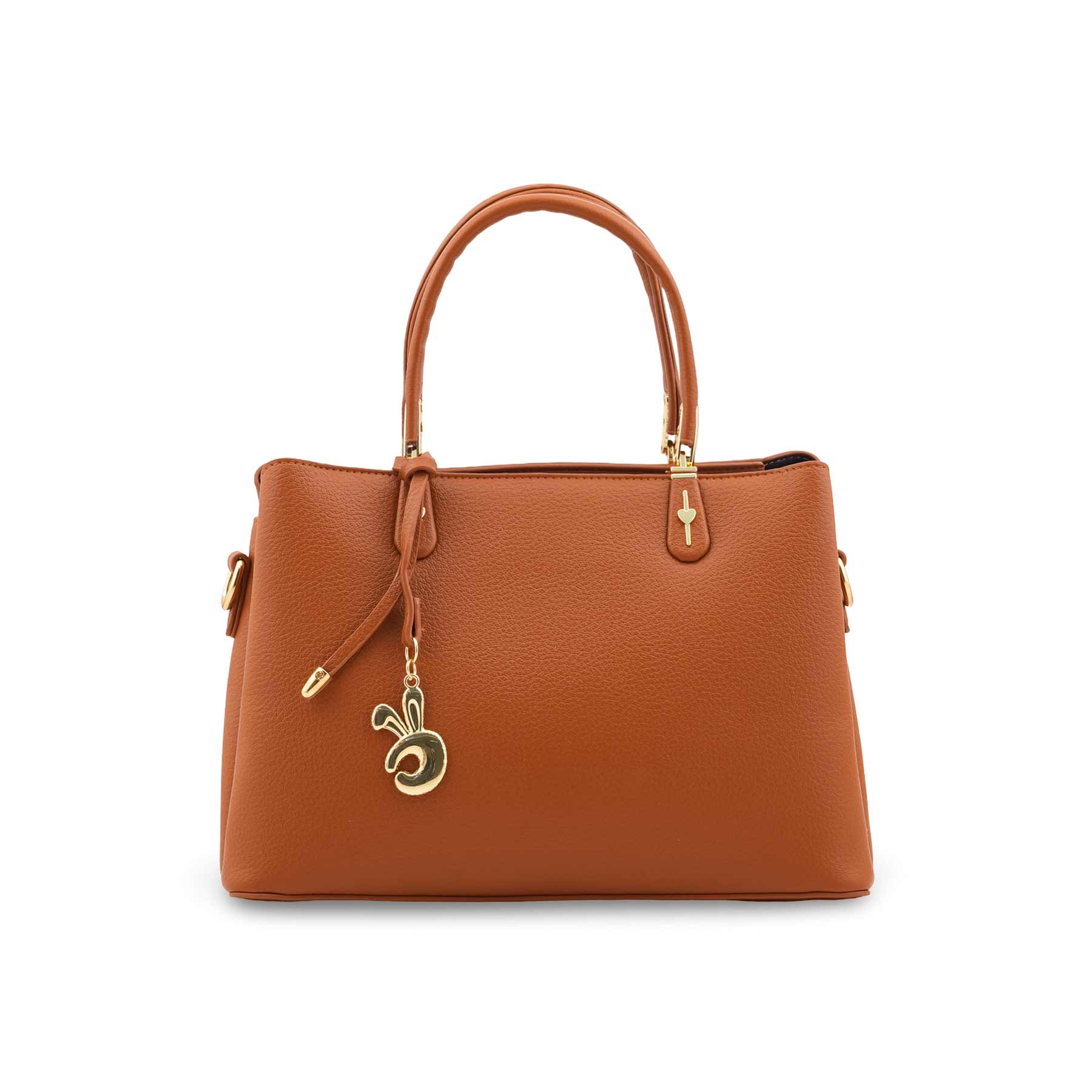 Mustard Formal Hand Bag For Women P36442 - Image 2
