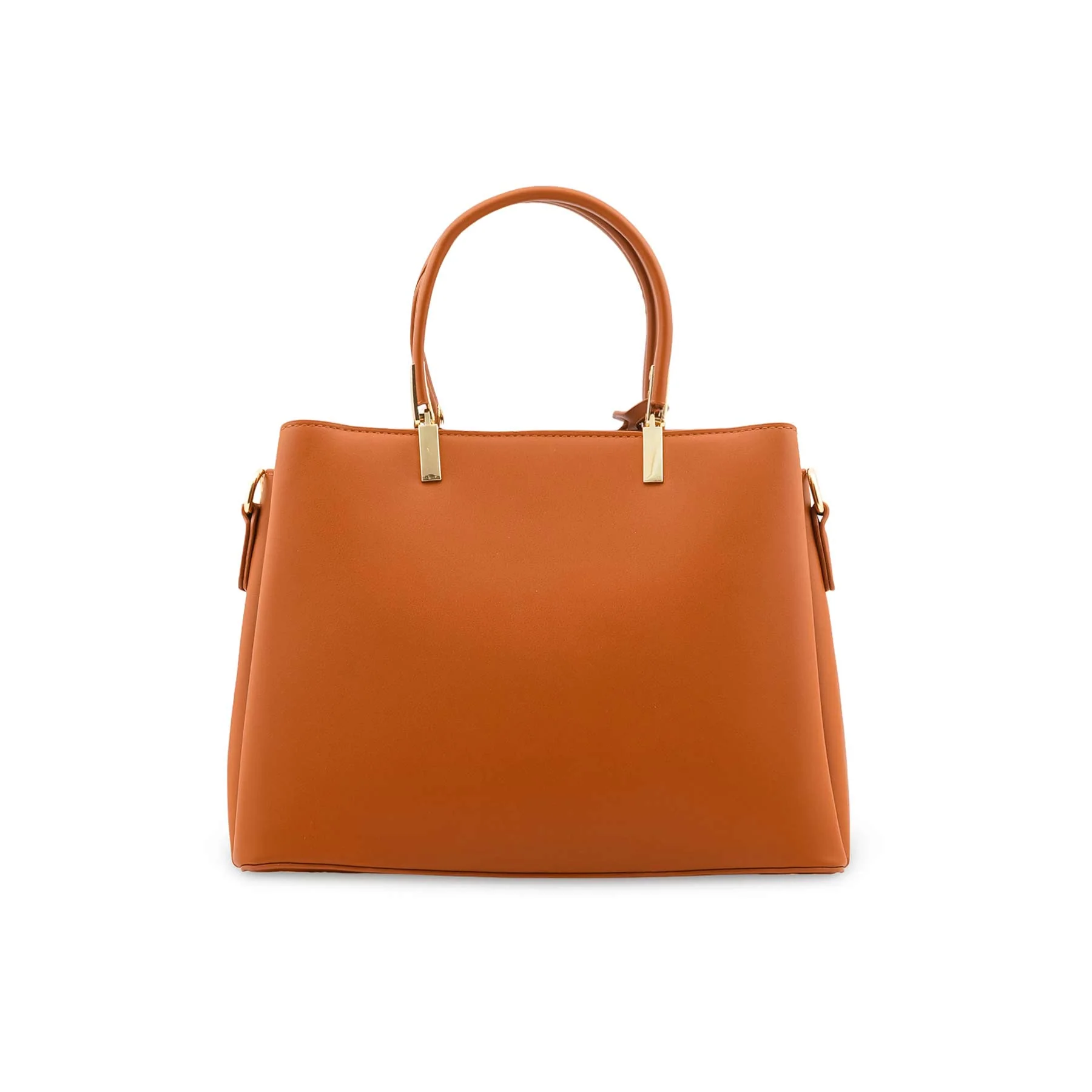 Mustard Formal Hand Bag For Women P36447 - Image 4