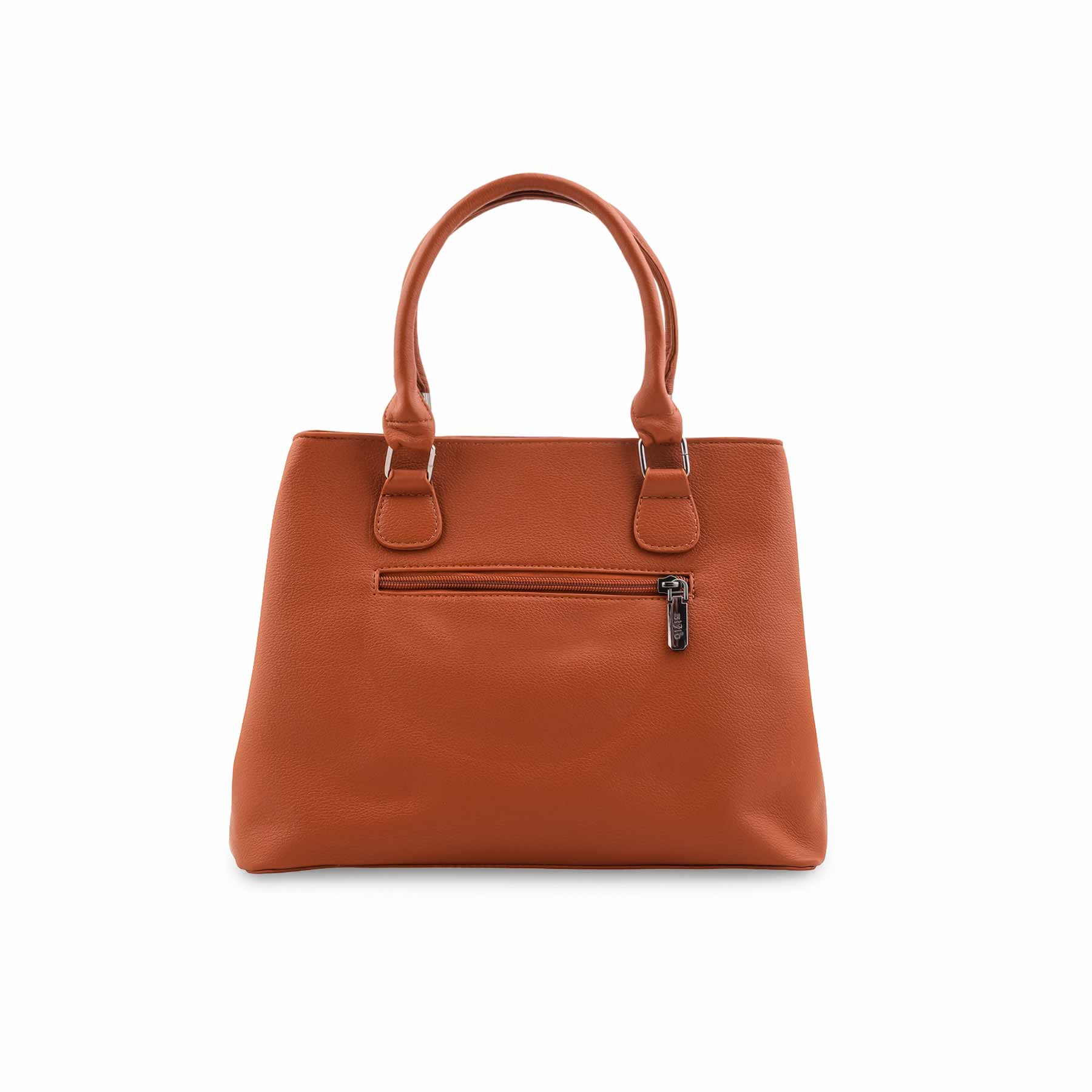 Mustard Formal Hand Bag For Women P36450 - Image 4
