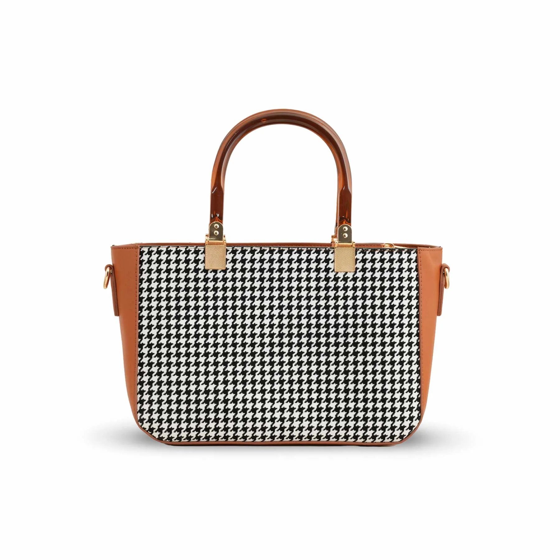 Mustard Formal Hand Bag For Women P55647 - Image 3