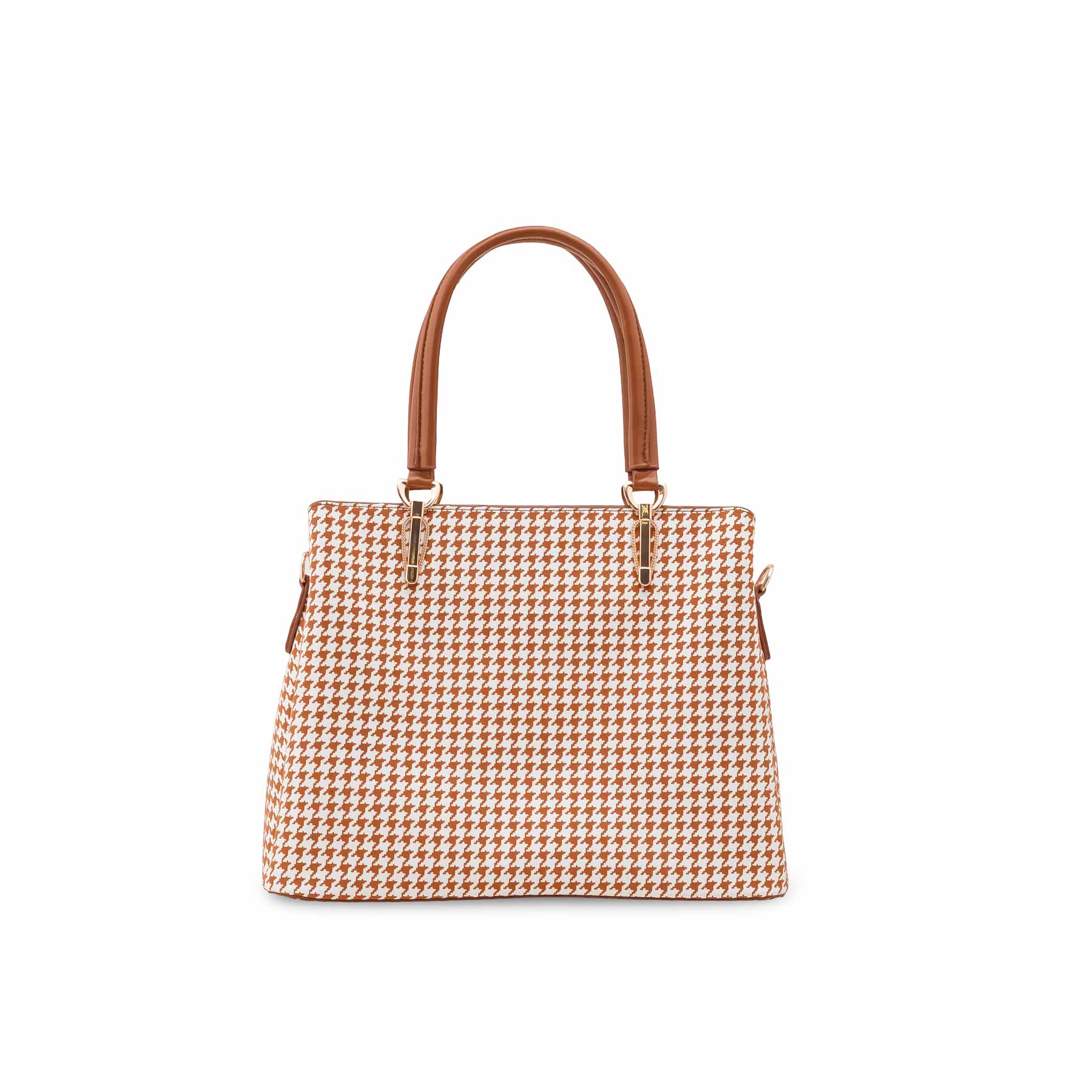 Mustard Formal Hand Bag For Women P55843 - Image 4