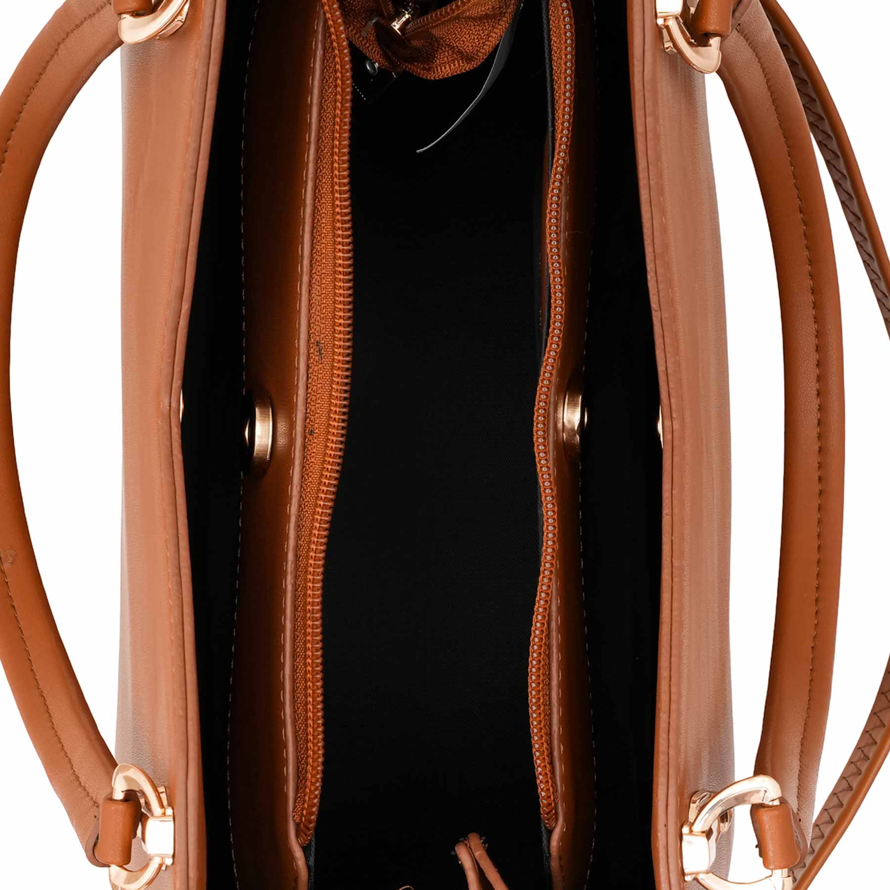 Mustard Formal Hand Bag For Women P55848 - Image 5