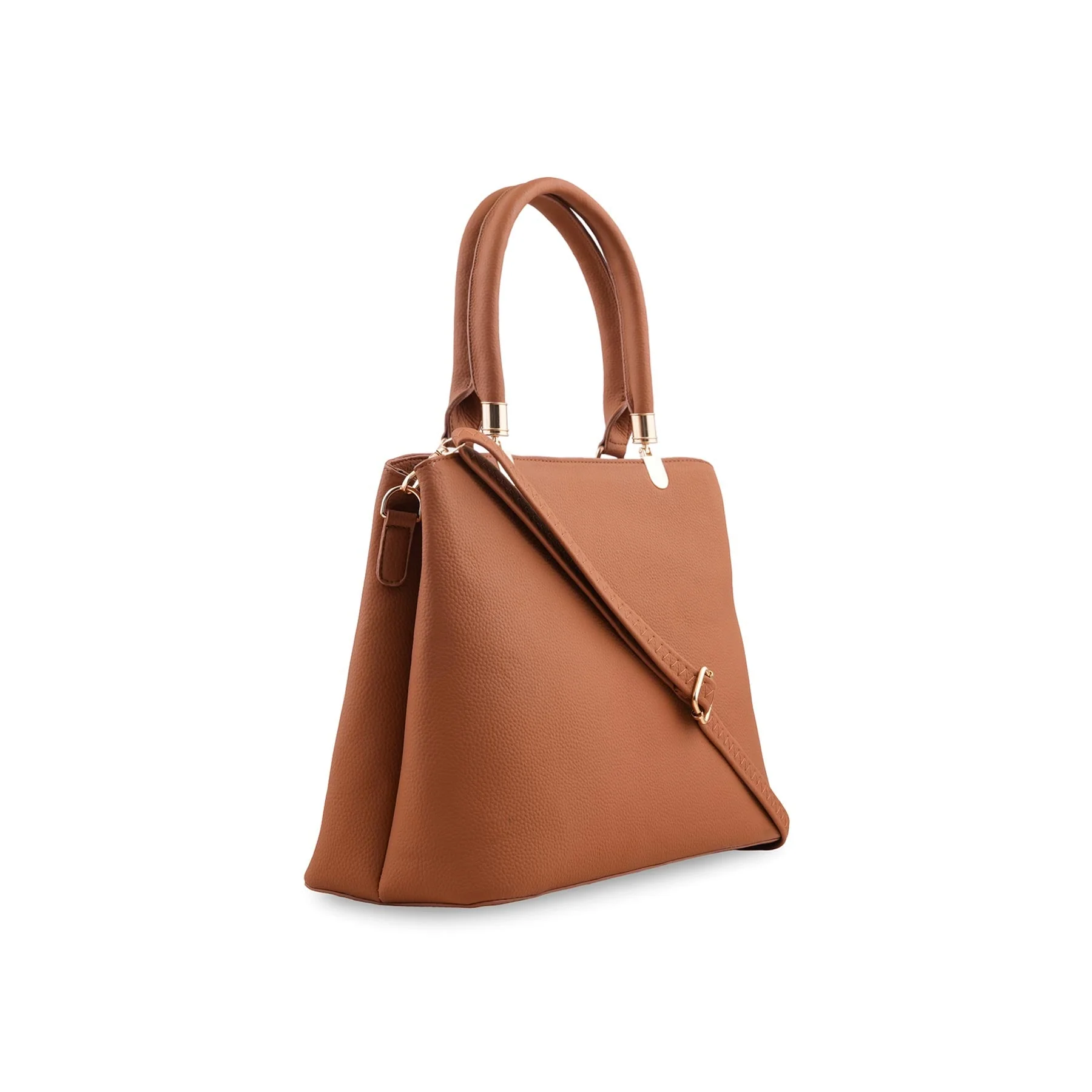 Mustard Formal Hand Bag For Women P55873 - Image 3