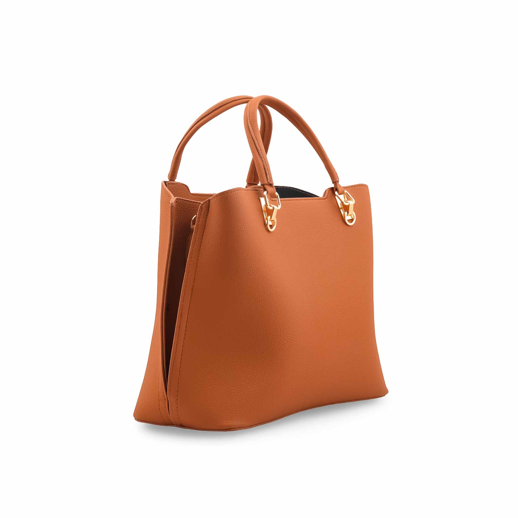 Mustard Formal Hand Bag For Women P55888 - Image 3