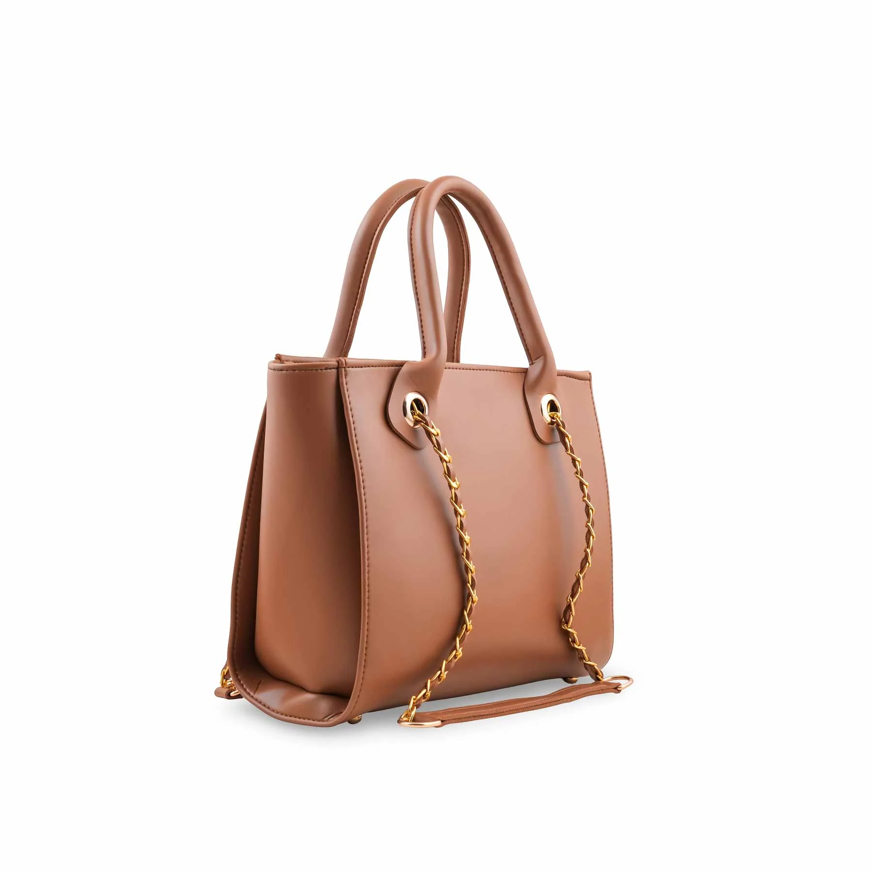 Mustard Formal Hand Bag For Women P56254 - Image 3