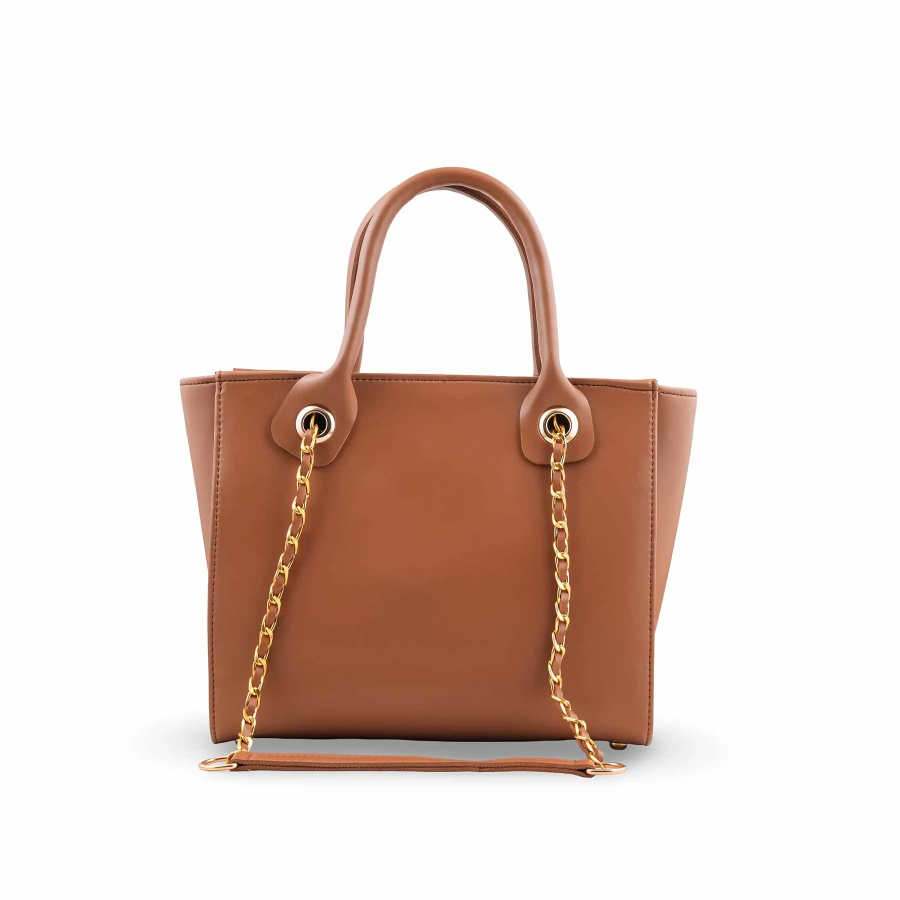 Mustard Formal Hand Bag For Women P56254 - Image 4