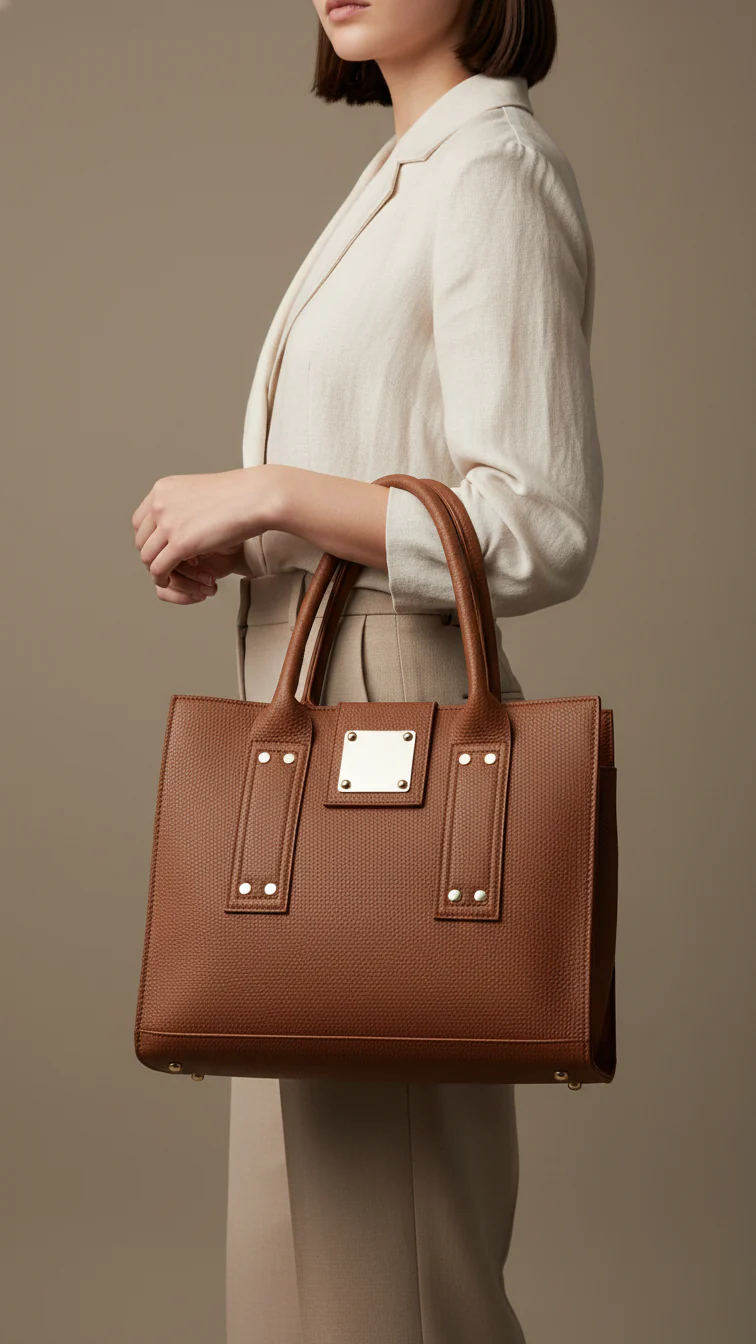 Mustard Formal Hand Bag For Women P56310