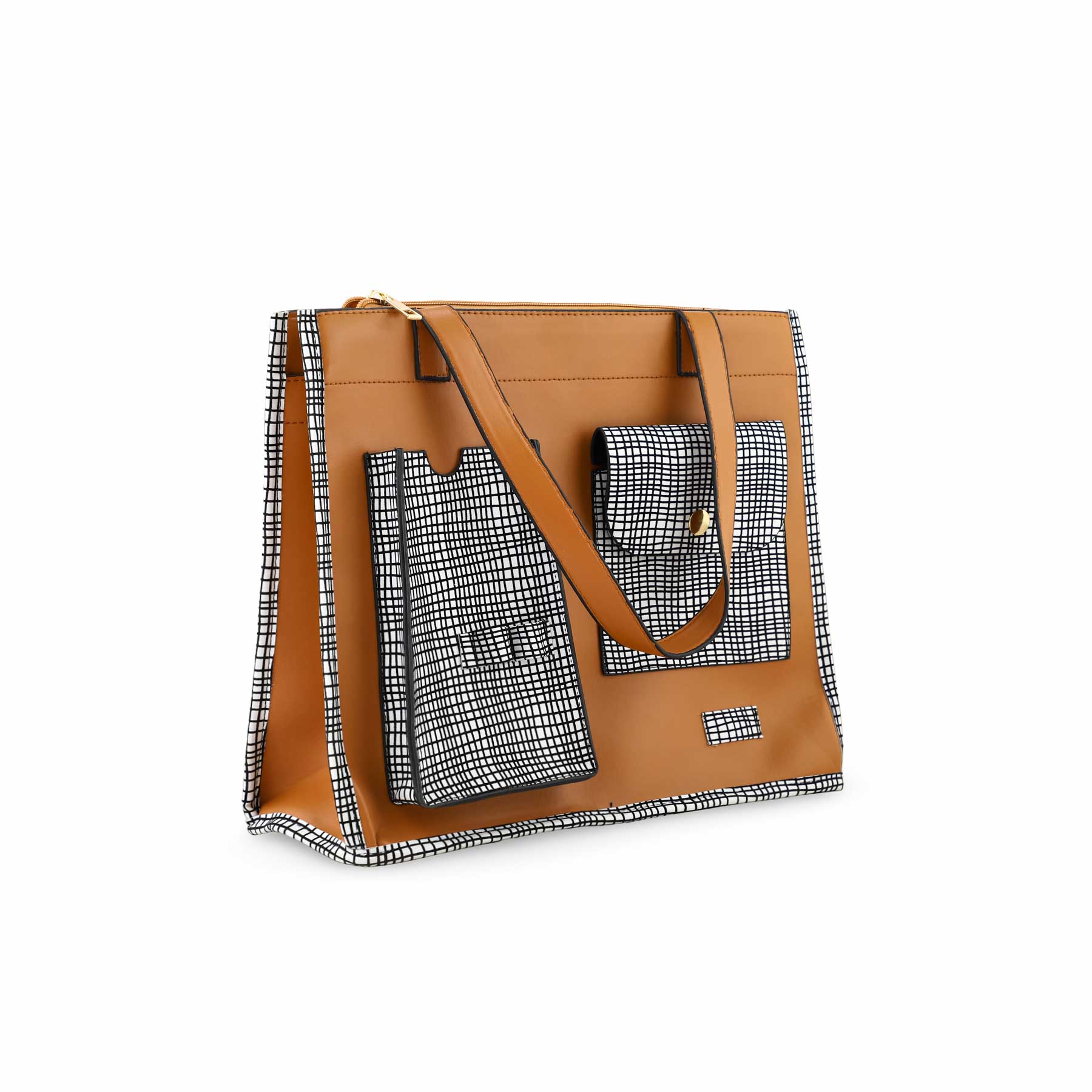 Mustard Formal Hand Bag P54562 - Image 2