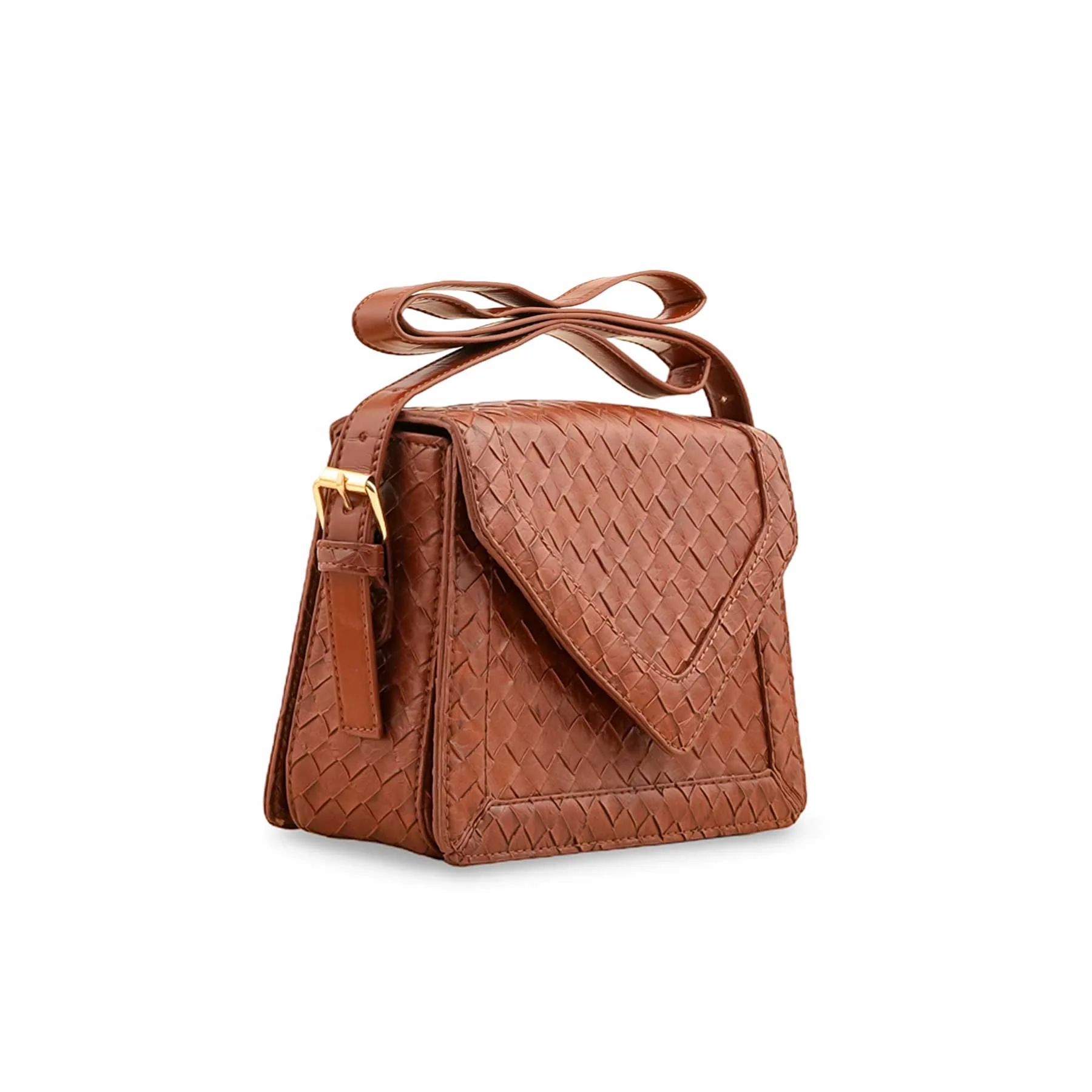 Mustard Formal Shoulder Bag P55727 - Image 3