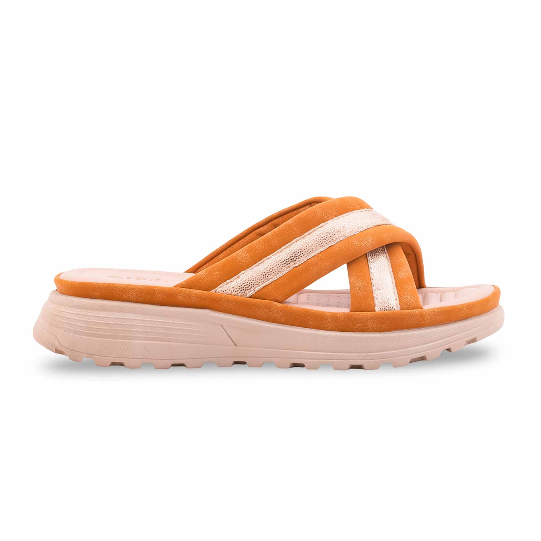 Mustard Formal Slipper For Ladies PU0683 - Image 2
