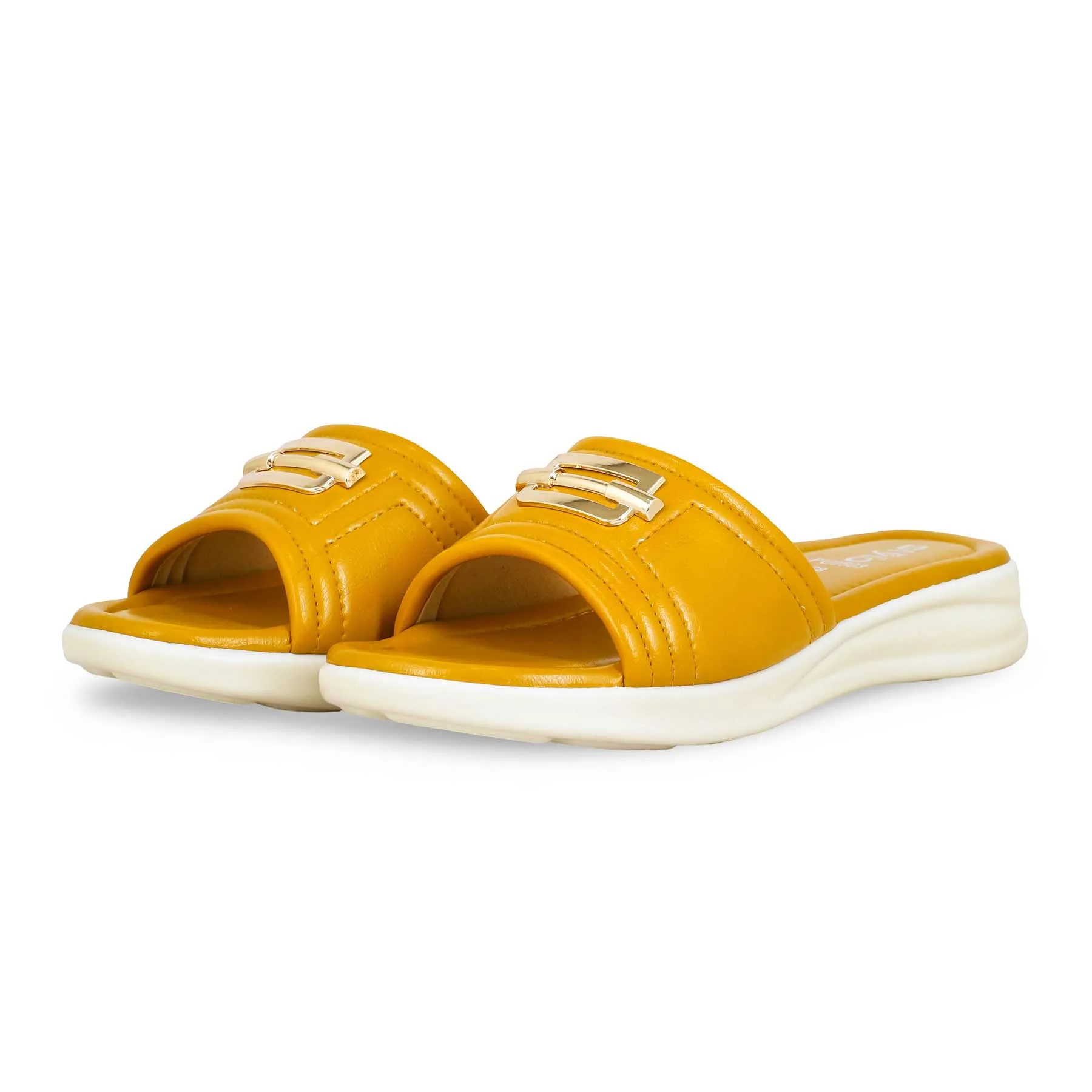 Mustard Formal Slipper PU0503 - Image 3
