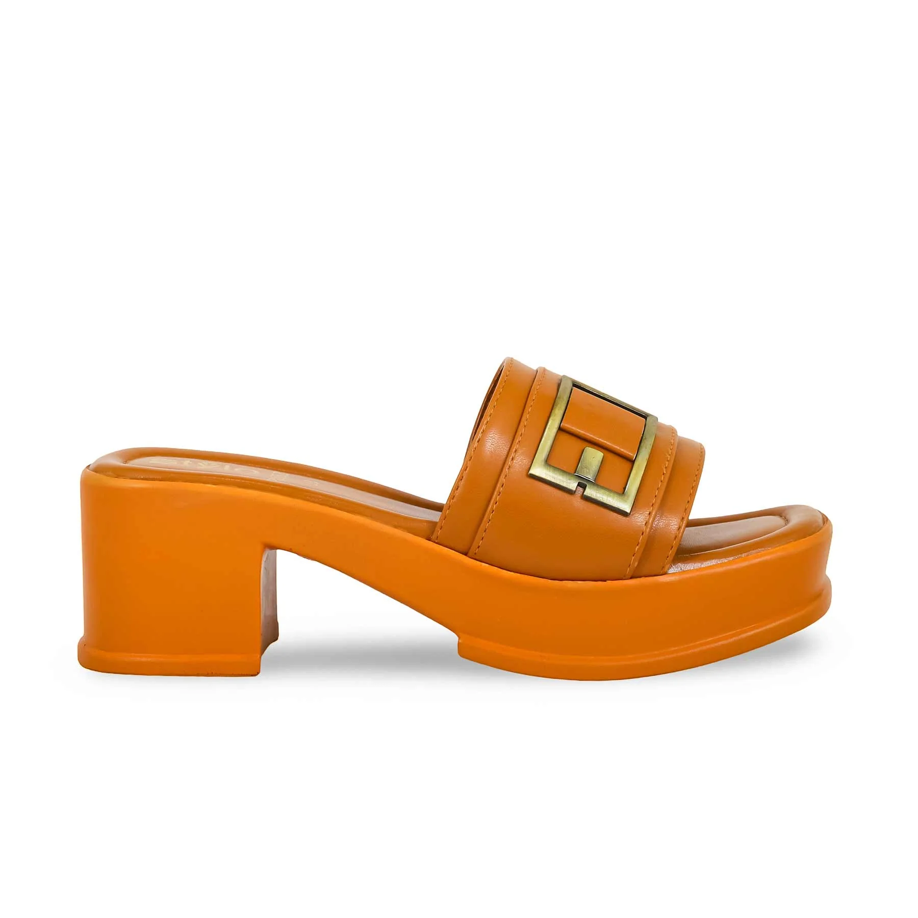 Mustard Formal Slipper PU0526 - Image 2