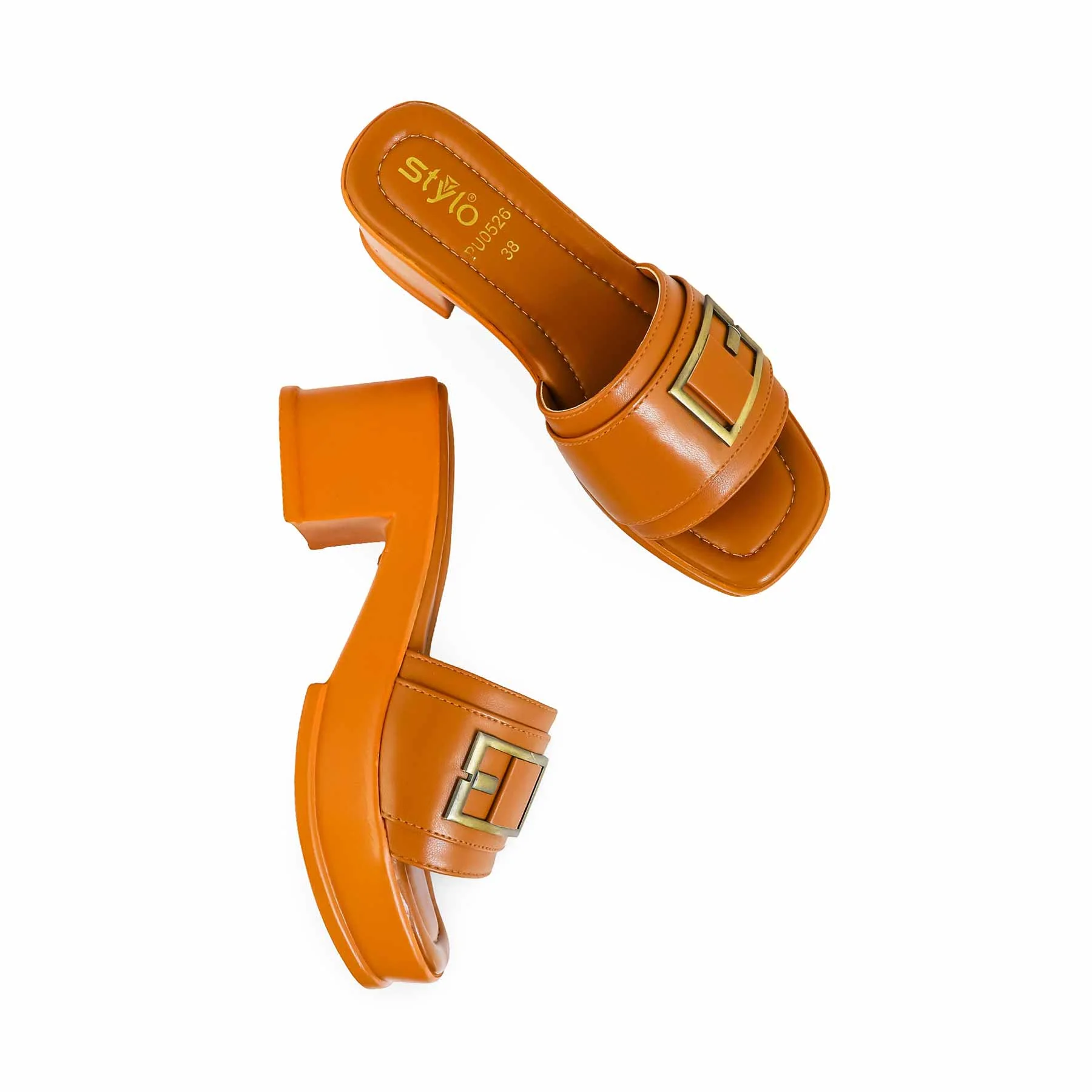 Mustard Formal Slipper PU0526 - Image 5