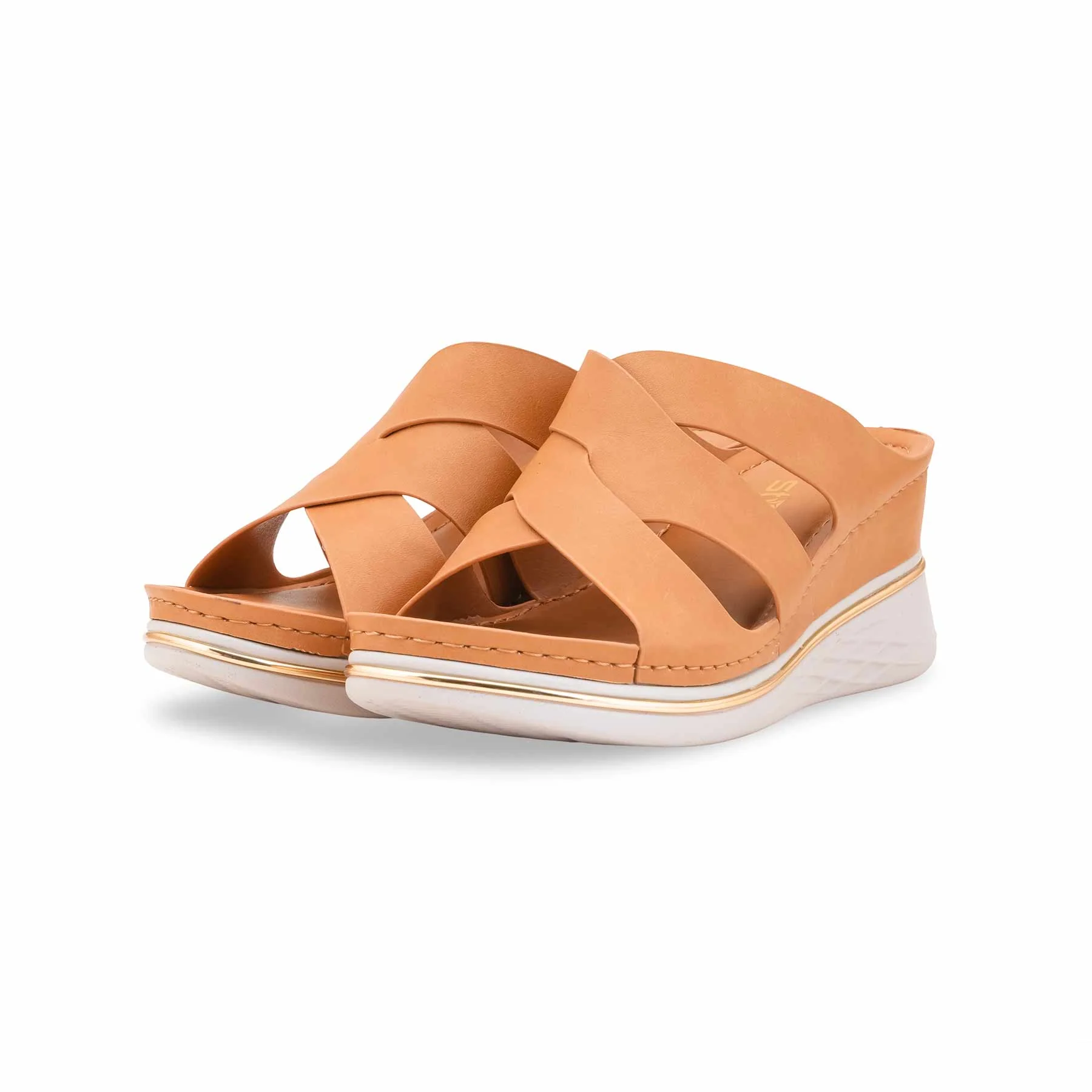 Mustard Formal Women Slipper PU0703 - Image 3