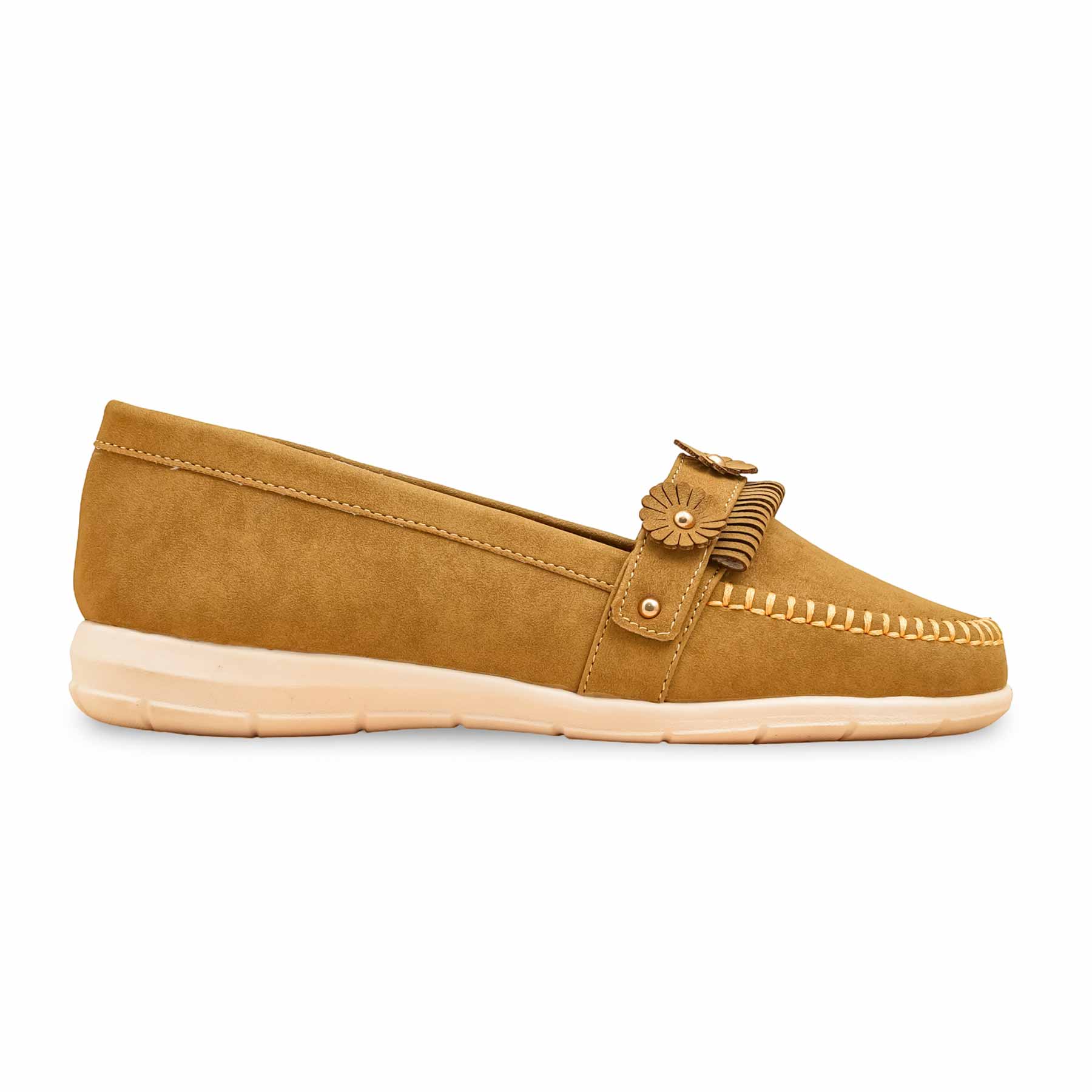 Mustard Moccasin For Ladies WN4558 - Image 2