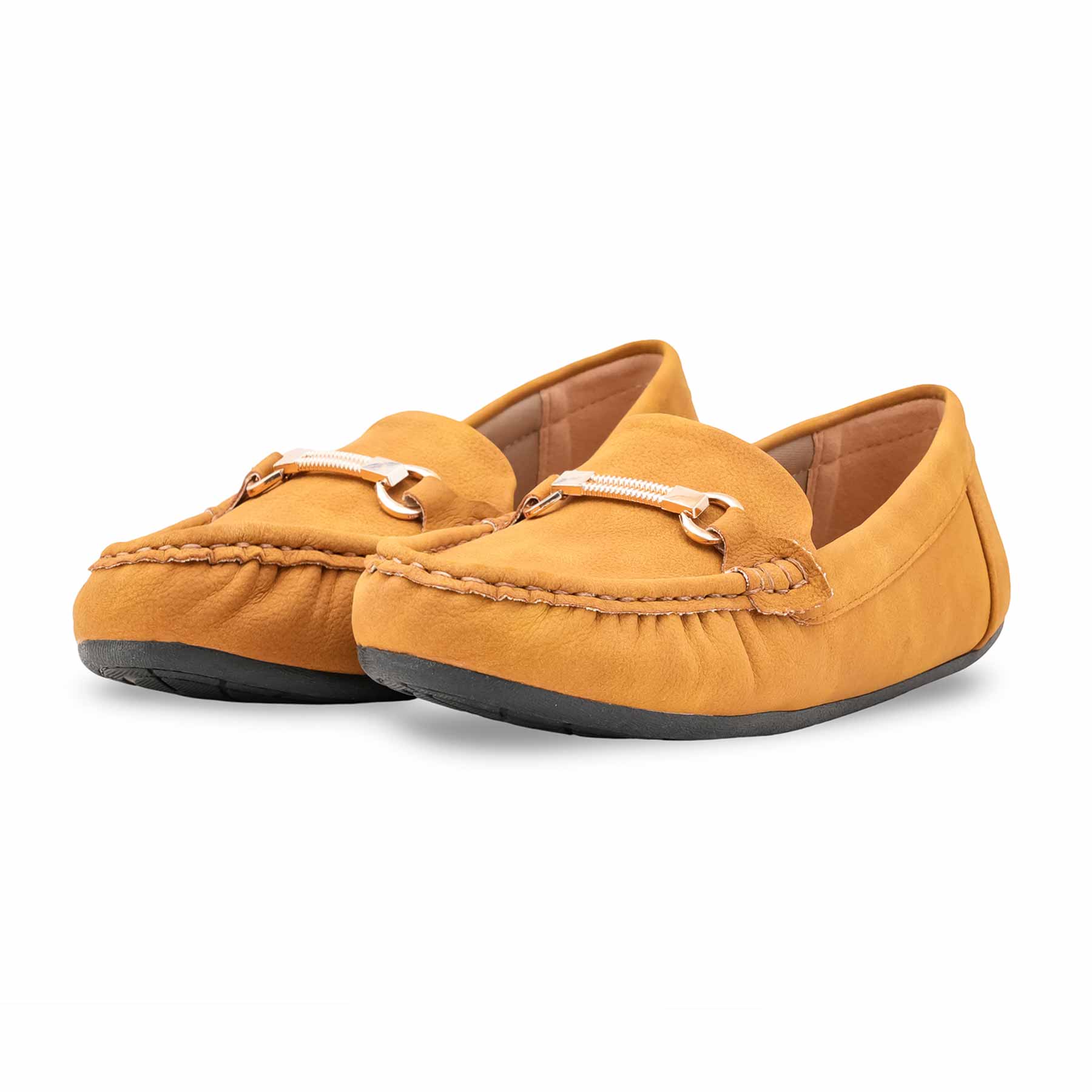 Mustard Women Moccasin LWN427 - Image 3