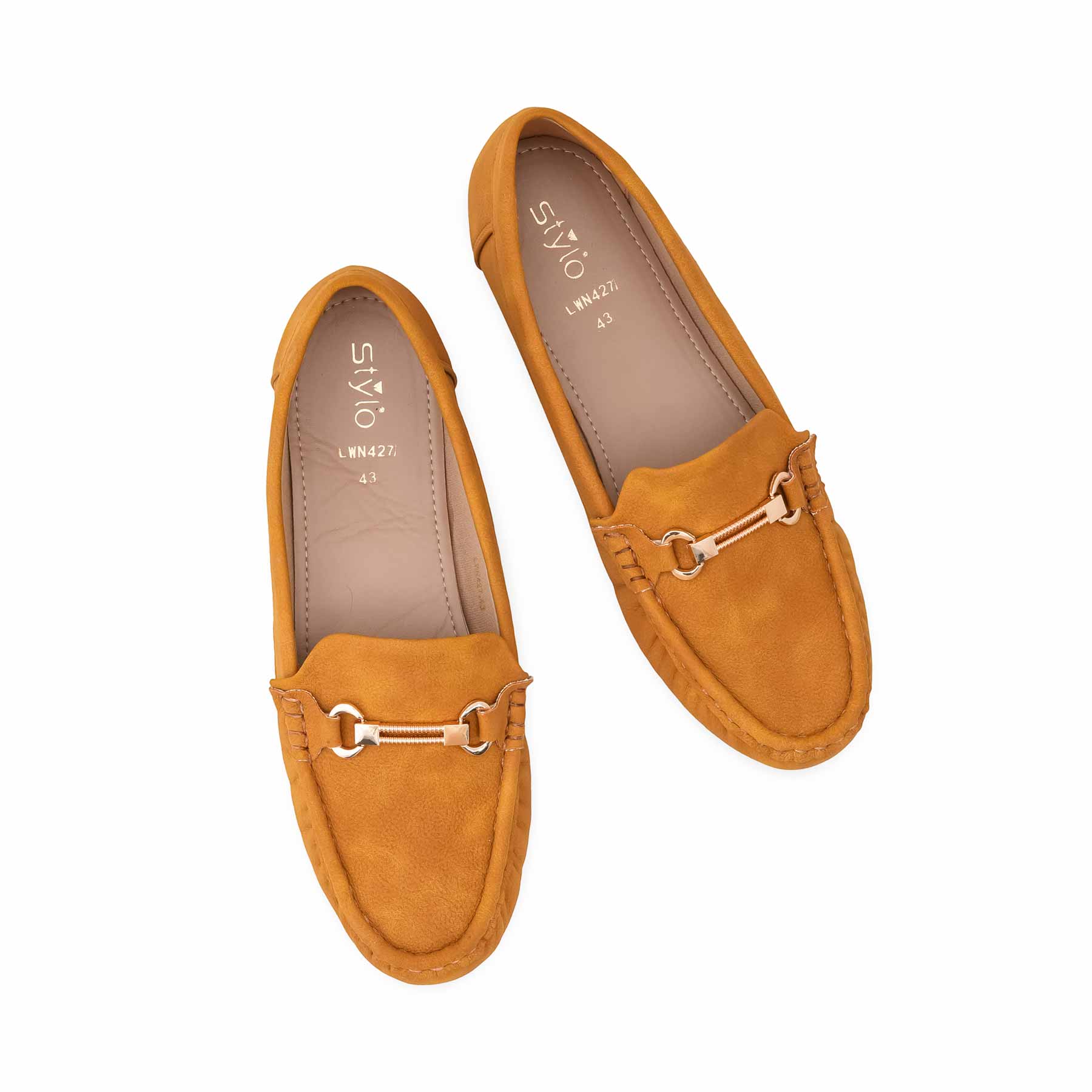 Mustard Women Moccasin LWN427 - Image 5