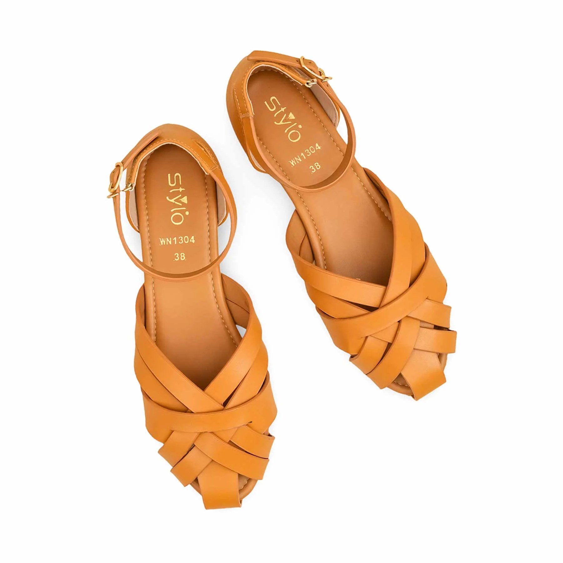 Mustard Women Pumps WN1304 - Image 5