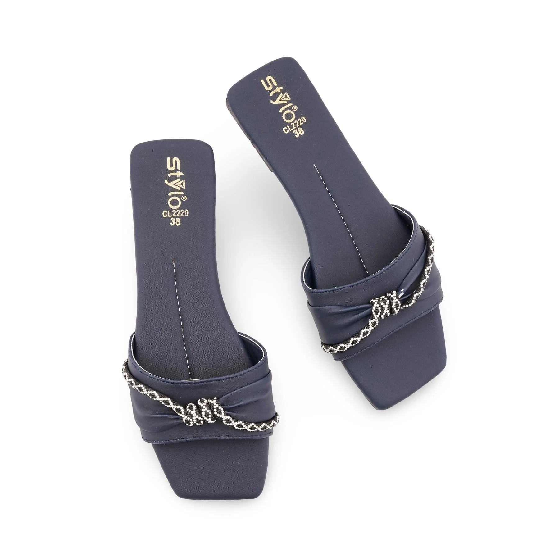 Navy Casual Chappal For Ladies CL2220 - Image 5