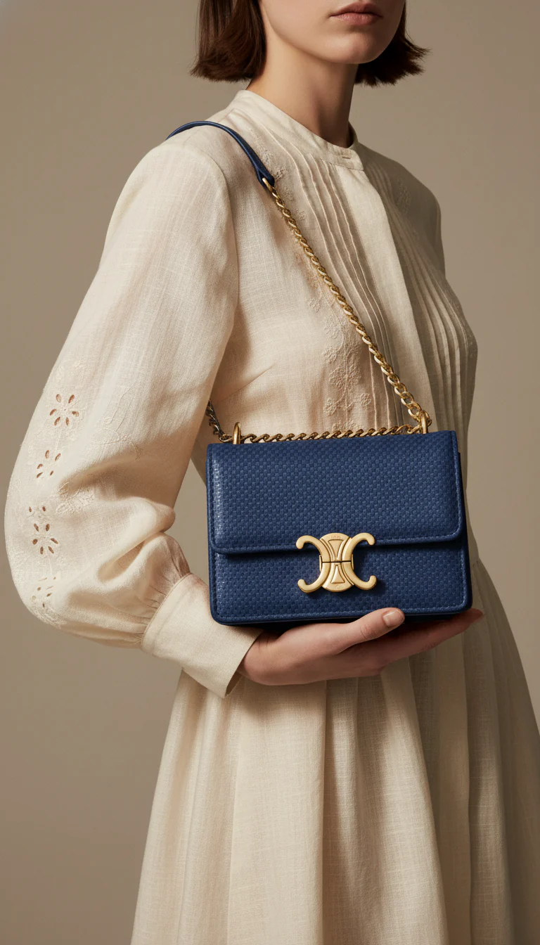 Navy Casual Shoulder Bag For Ladies P55743