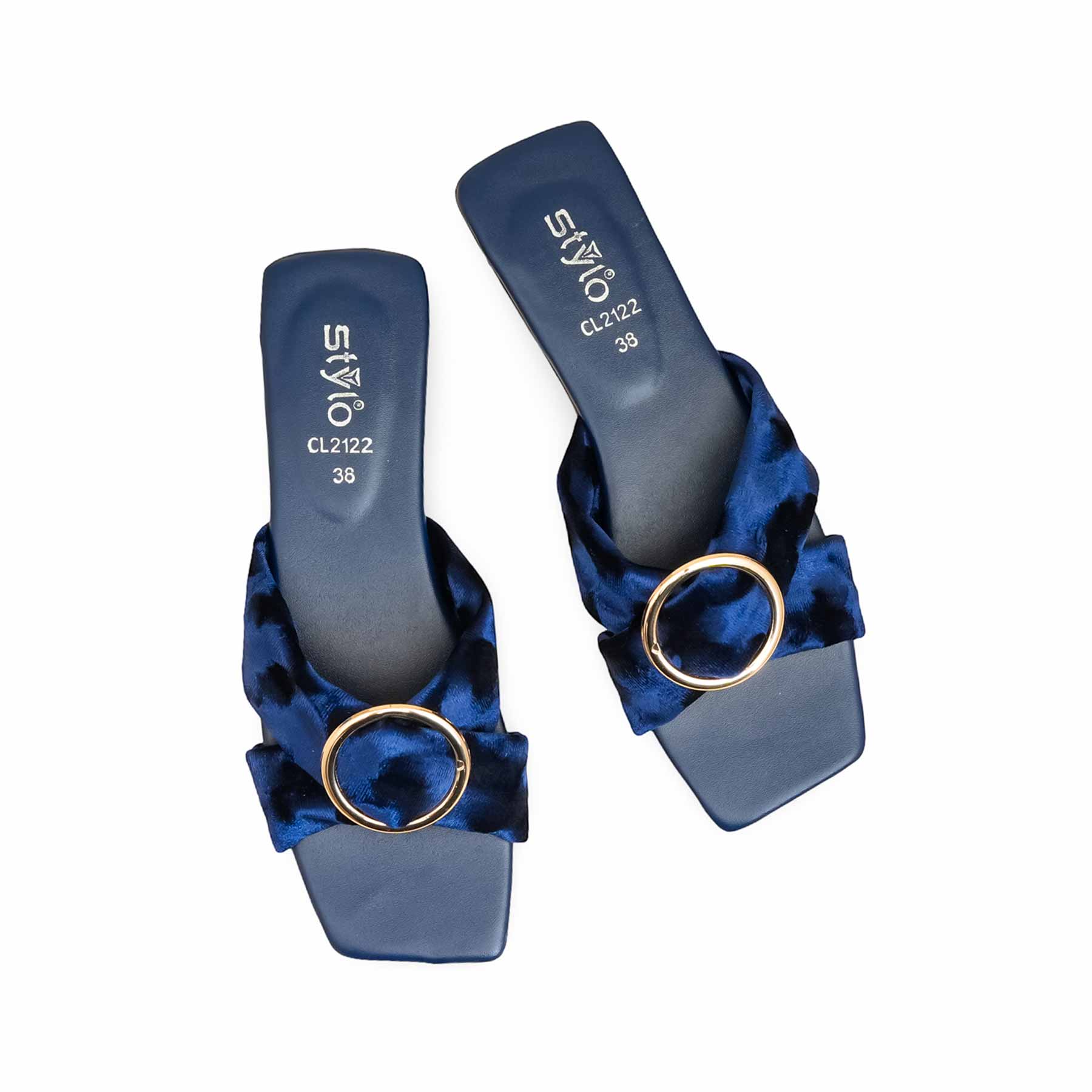 Navy Casual Slipper For Women CL2122 - Image 5