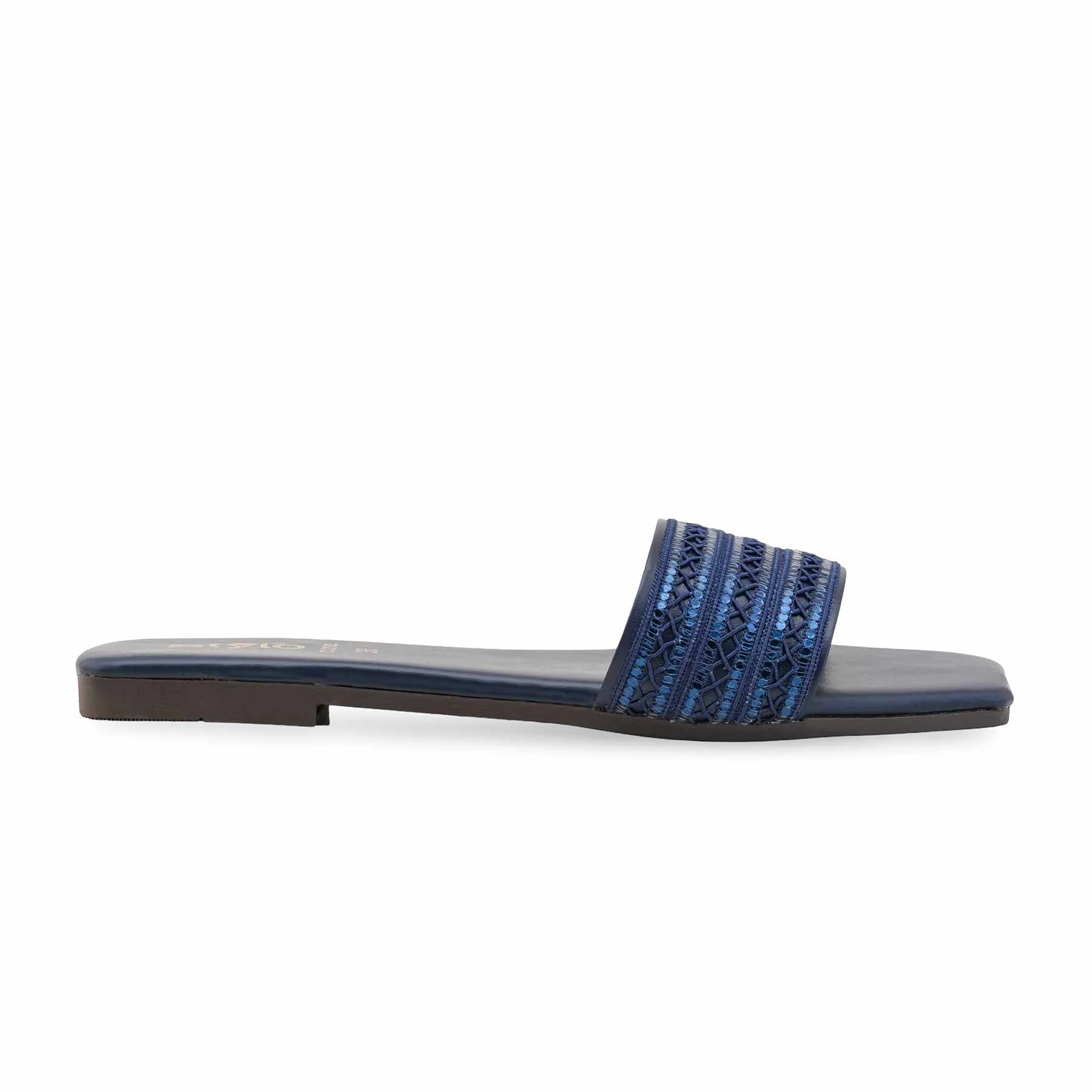 Navy Casual Slipper For Women CL2192 - Image 2