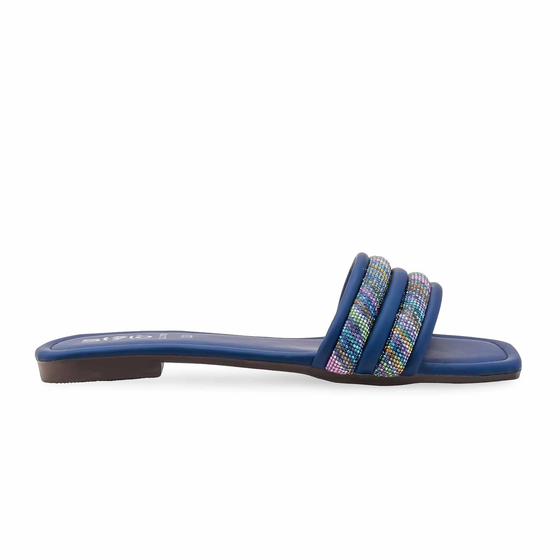 Navy Casual Slipper For Women CL2199 - Image 2