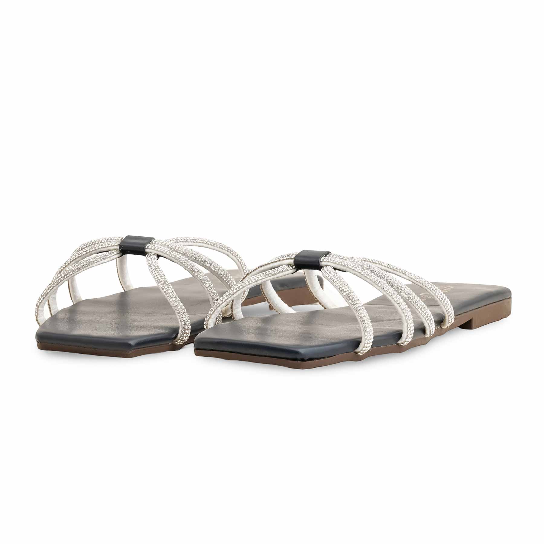 Navy Casual Slippers For Ladies CL1980 - Image 2
