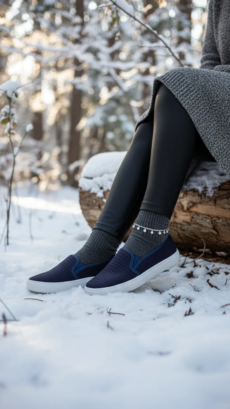 Navy Casual Sneaker WN6204 - Image 16