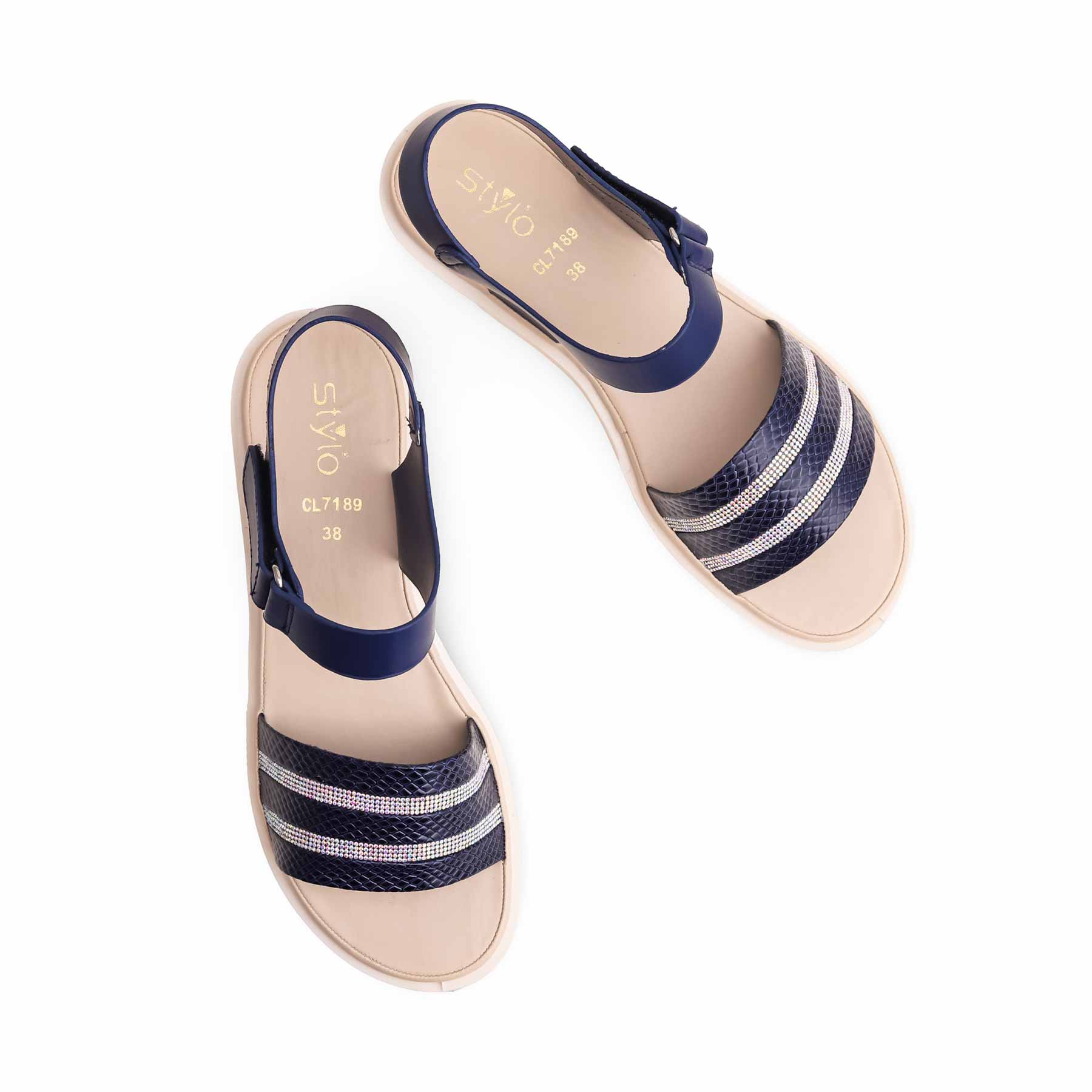 Navy Casual Sandal CL7189 - Image 4