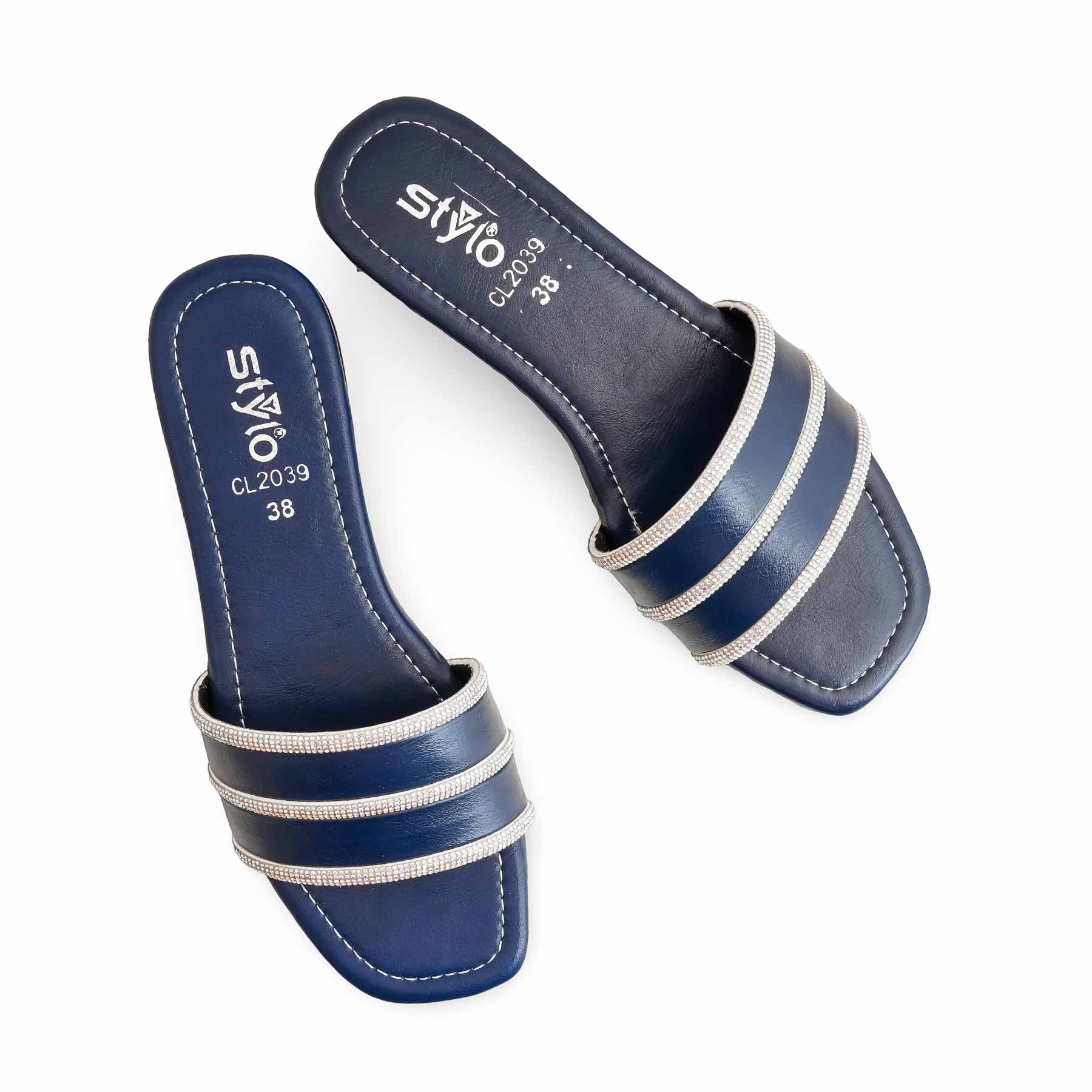 Navy Casual Women Slipper CL2039 - Image 5