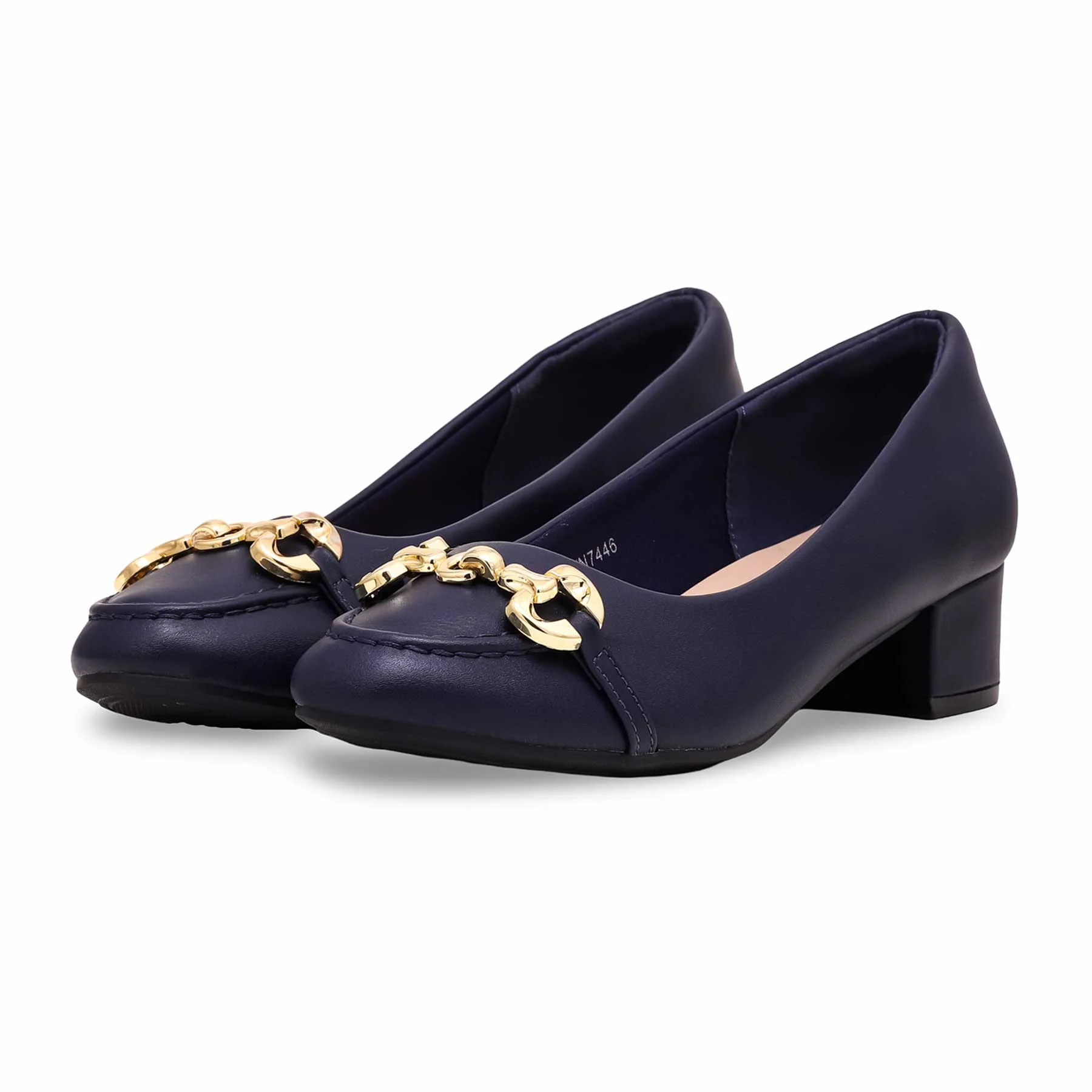 Navy Court Shoes WN7446 - Image 2