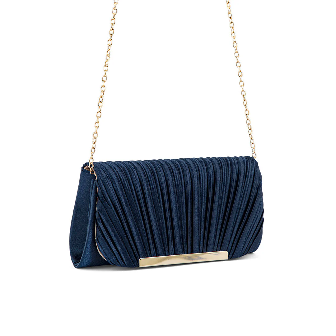 Navy Fancy Clutch P24144 - Image 2