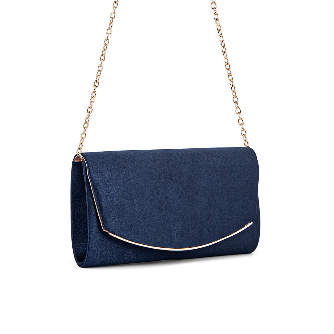 Navy Fancy Clutch P24148 - Image 2