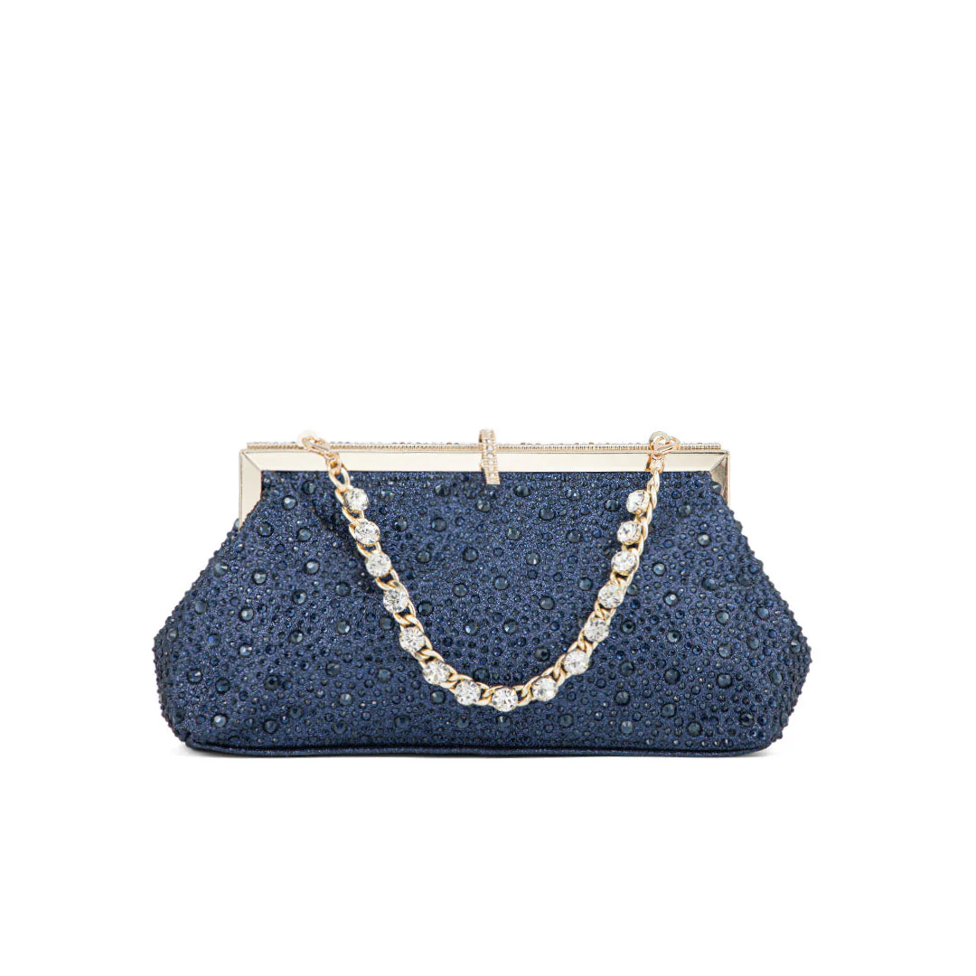 Navy Fancy Clutch P24195 - Image 2