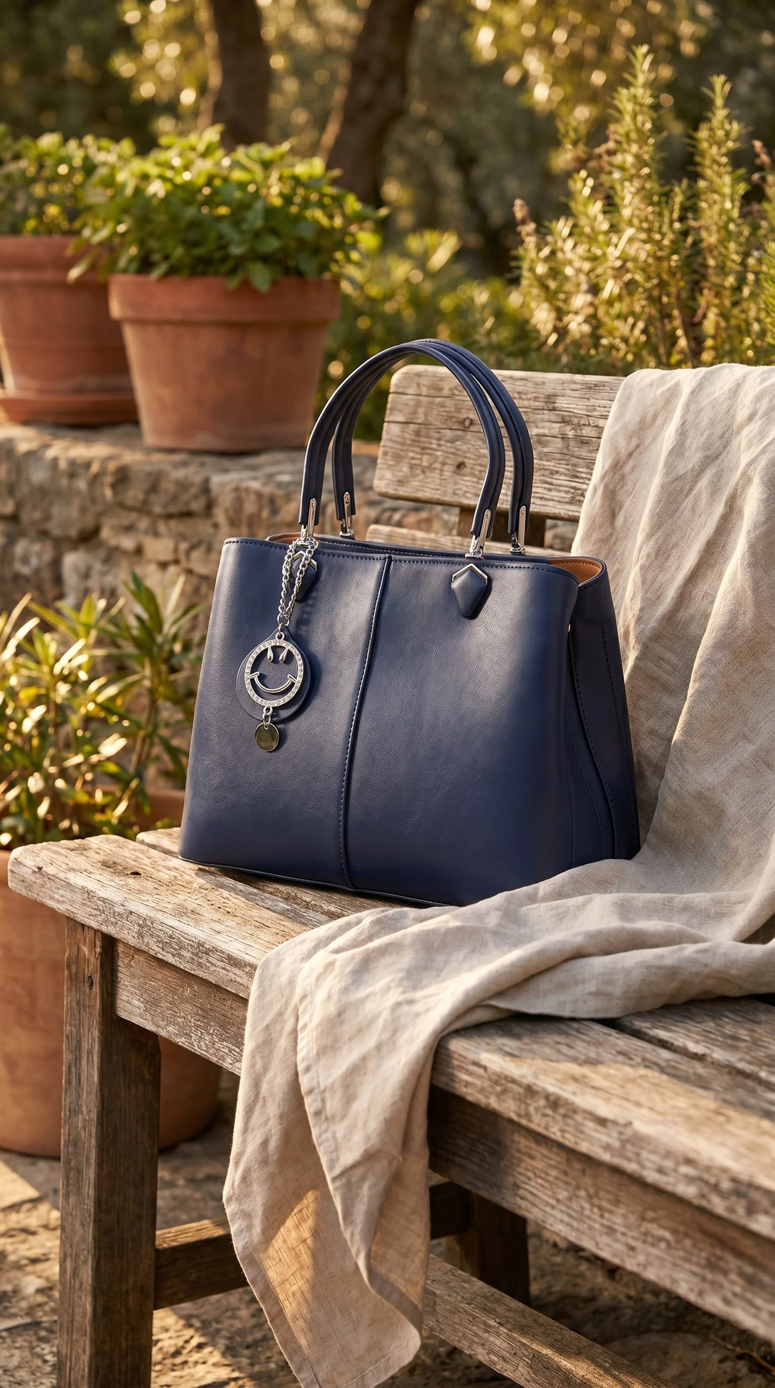 Navy Formal Hand Bag For Ladies P36557 - Image 3