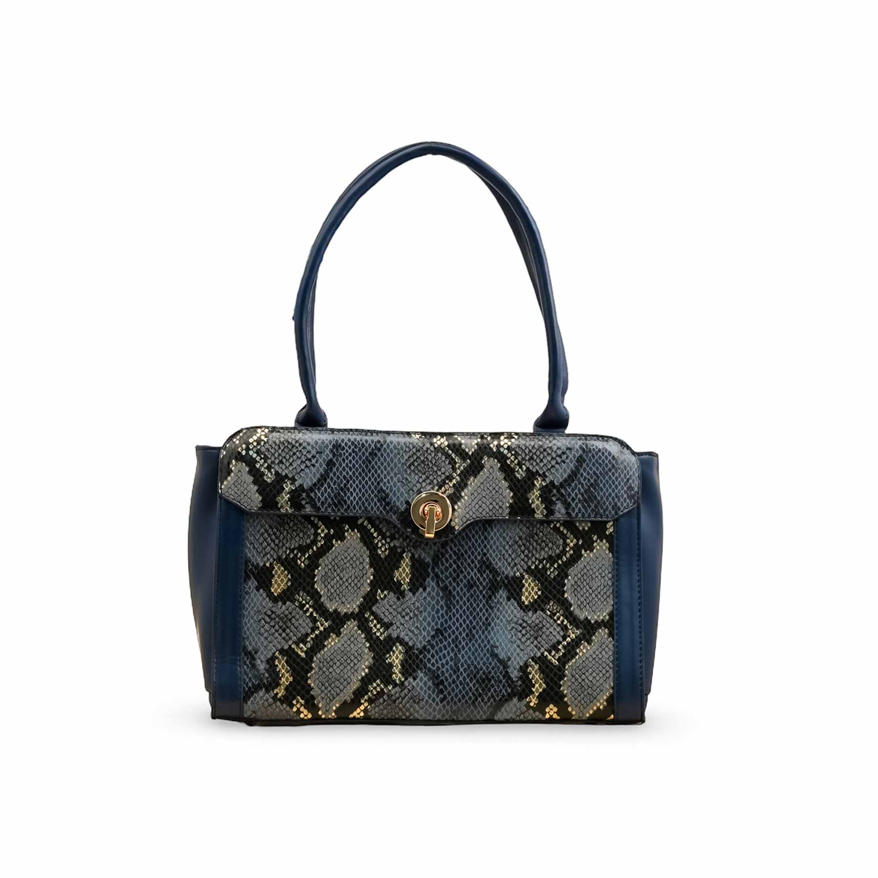 Navy Formal Hand Bag For Ladies P55855 - Image 2
