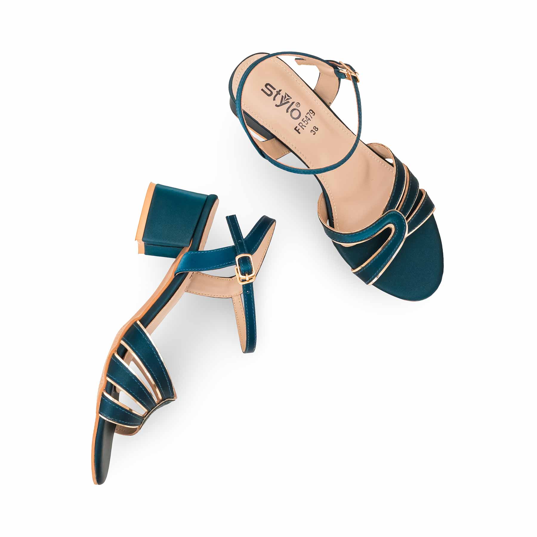 Navy Formal Sandal For Ladies FR5479 - Image 5