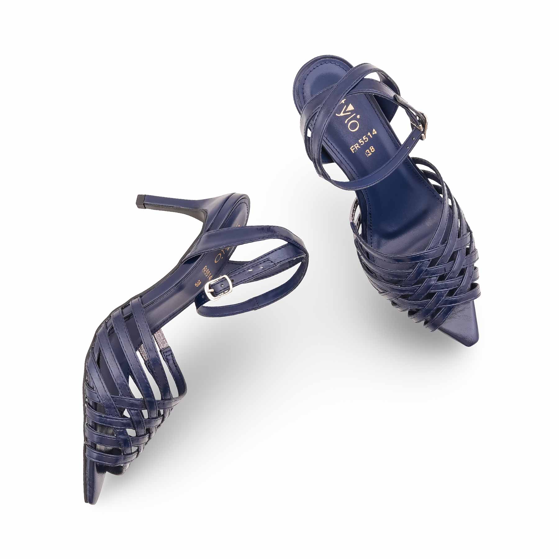 Navy Formal Sandal For Women FR5514 - Image 5