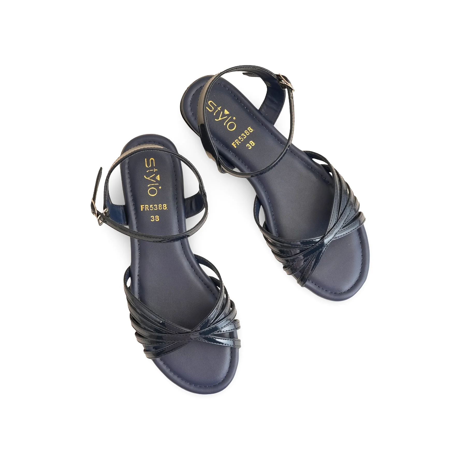 Navy Formal Sandal FR5388 - Image 5