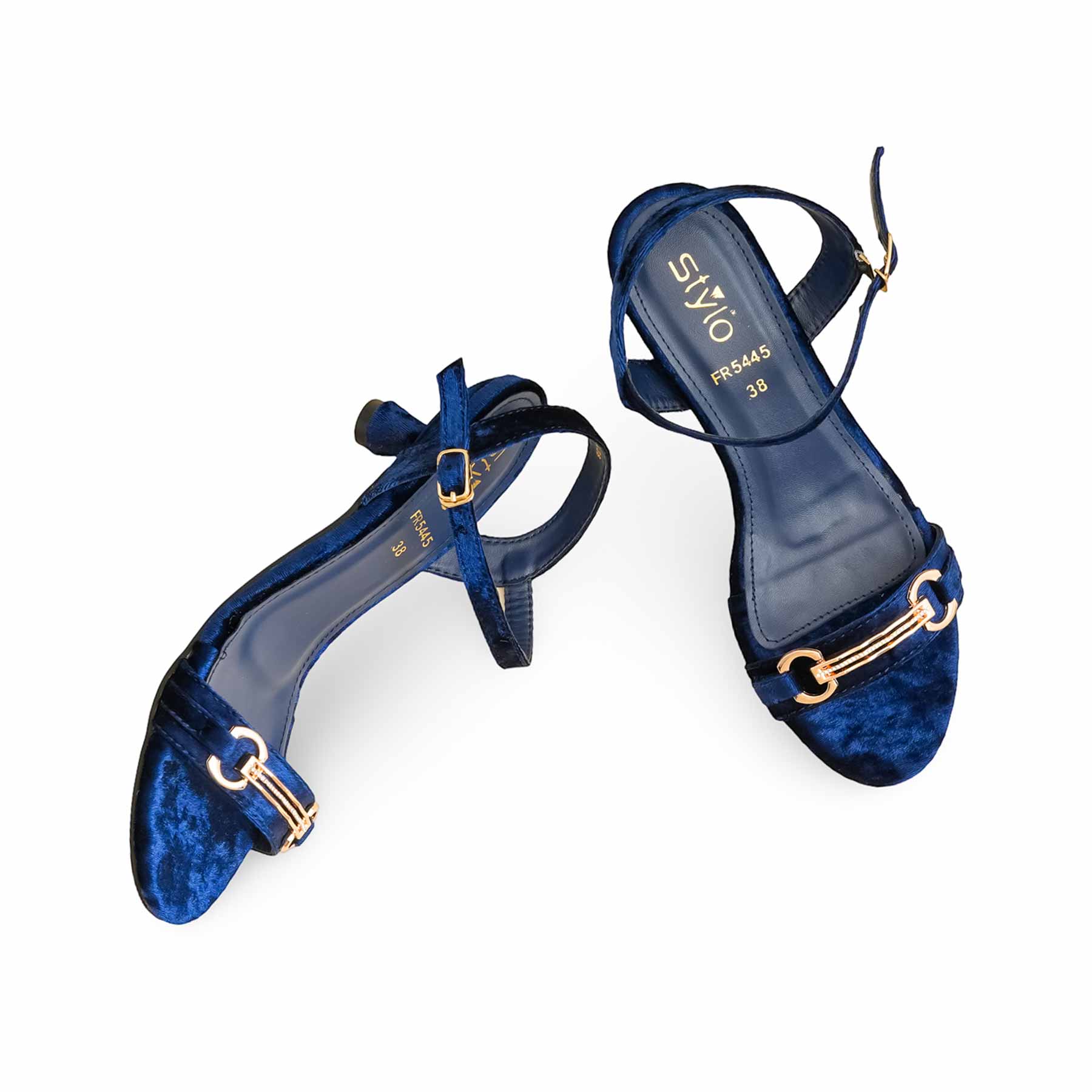 Navy Formal Sandal FR5445 - Image 5
