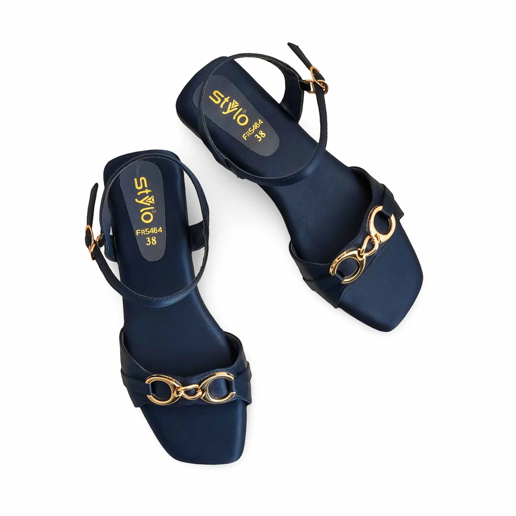 Navy Formal Sandal FR5464 - Image 5