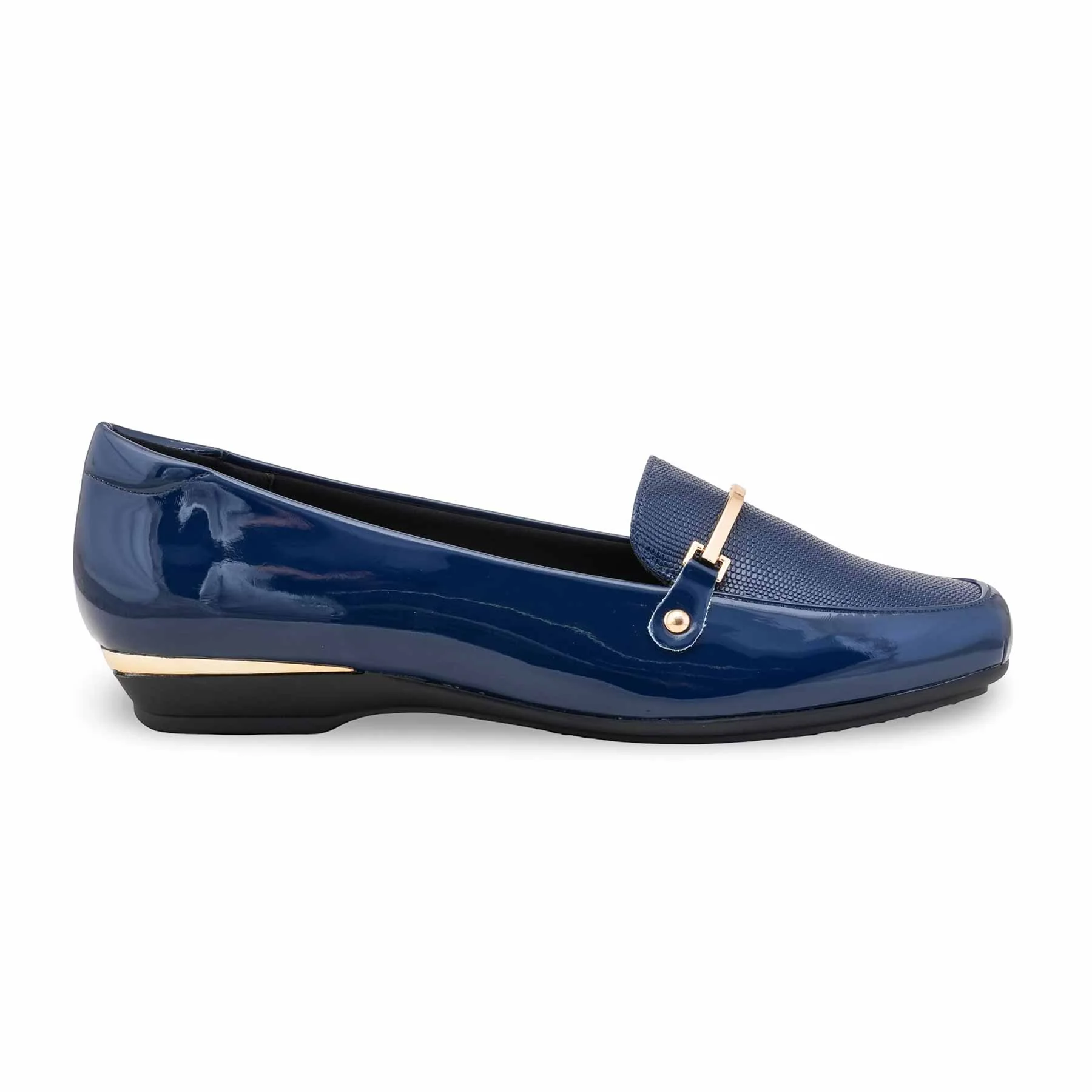 Navy Moccasin For Ladies WN4519 - Image 3