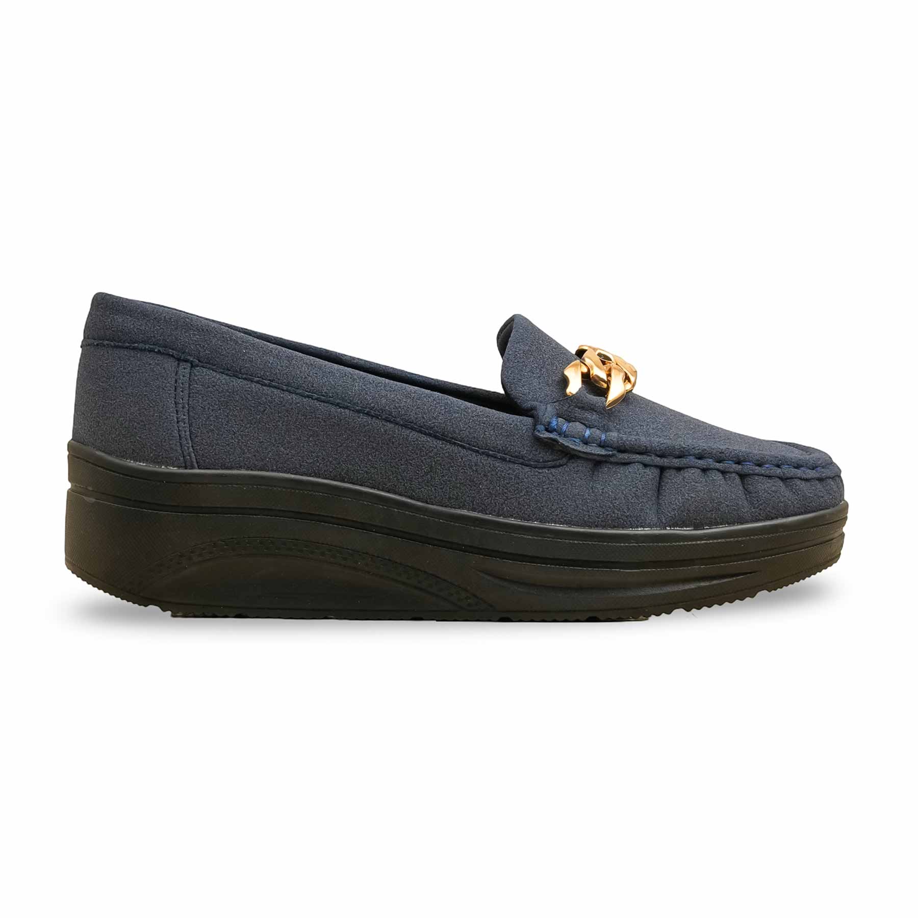 Navy Moccasin For Women WN4500 - Image 2