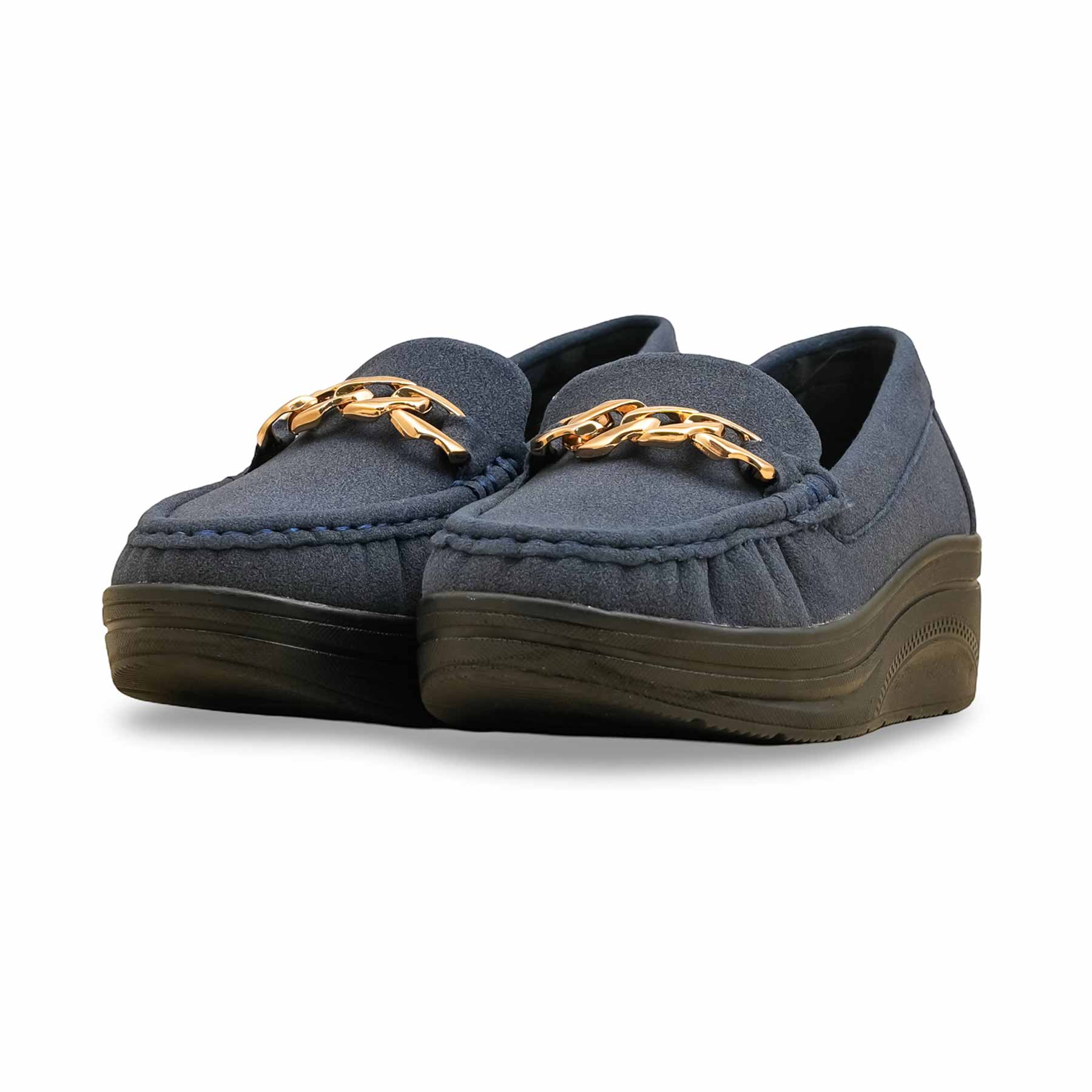 Navy Moccasin For Women WN4500 - Image 3