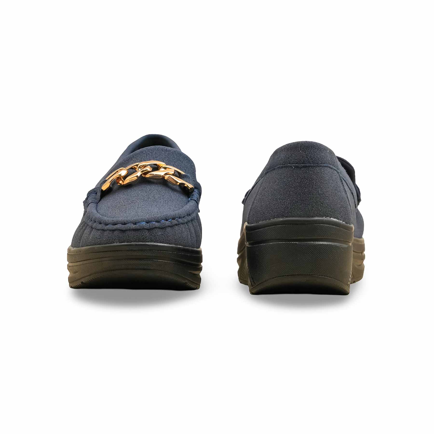 Navy Moccasin For Women WN4500 - Image 4