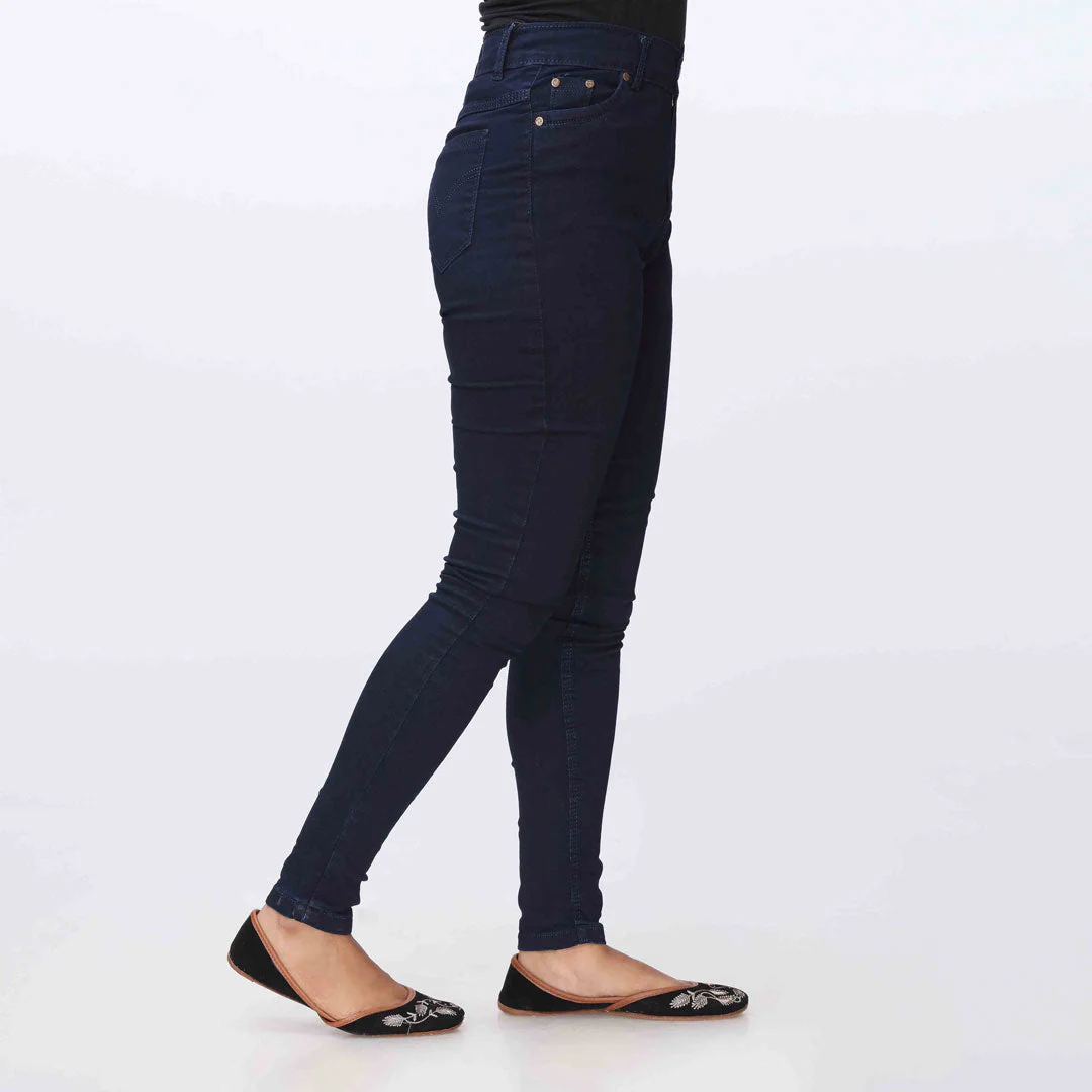 Navy Slim Fit Denim Pants PW3604 - Image 2