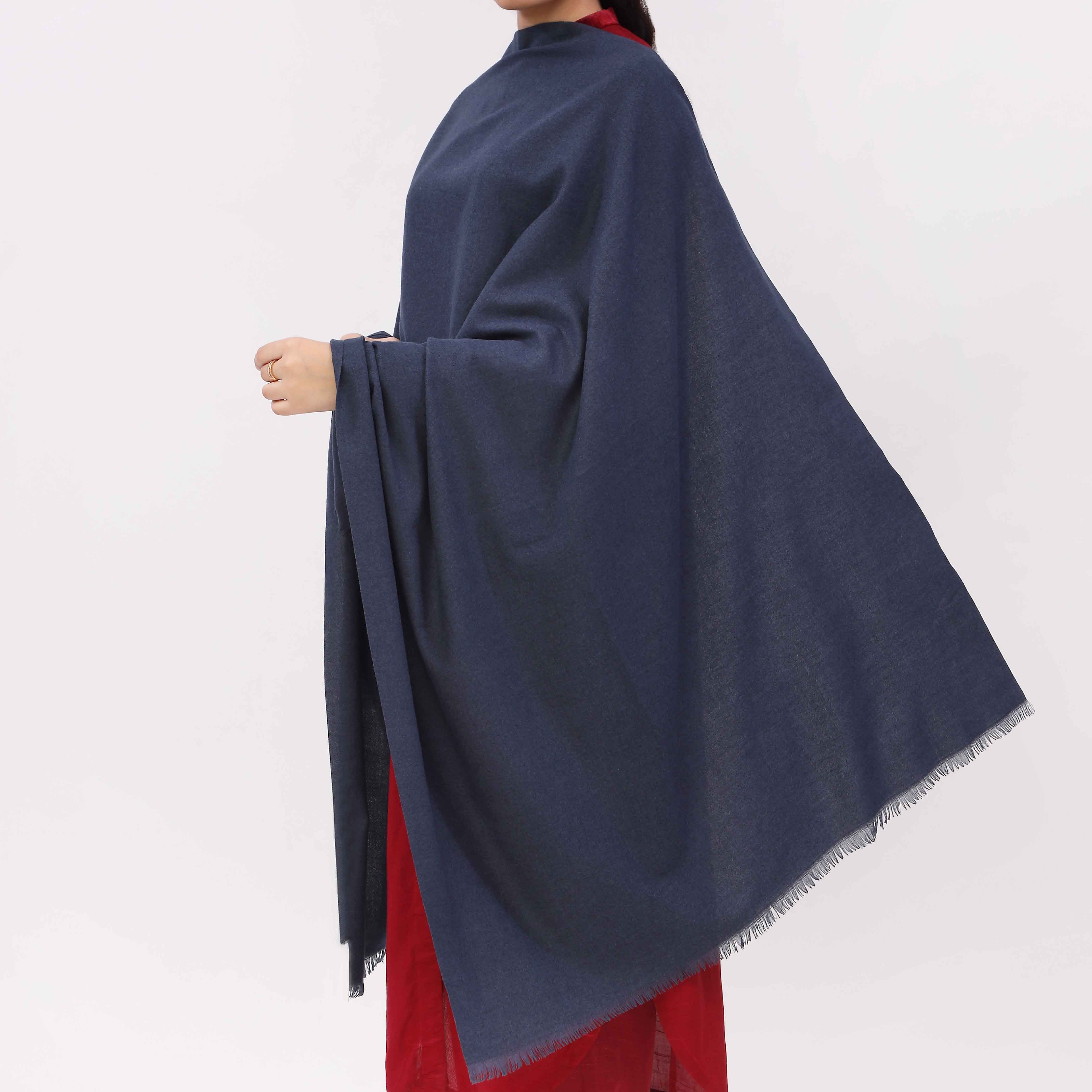 Navy Soft Feel Stole PW5802 - Image 3