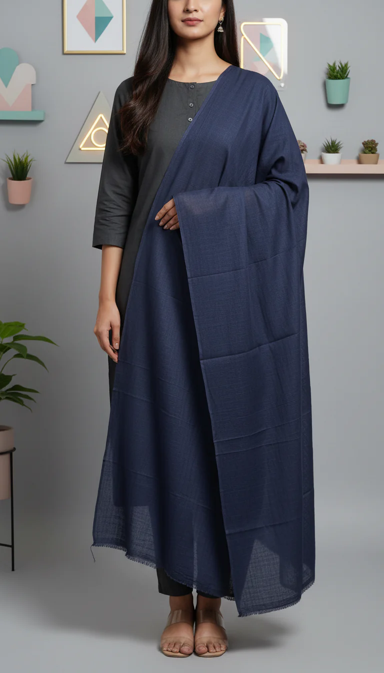 Navy Summer Stole PD6108 - Image 2